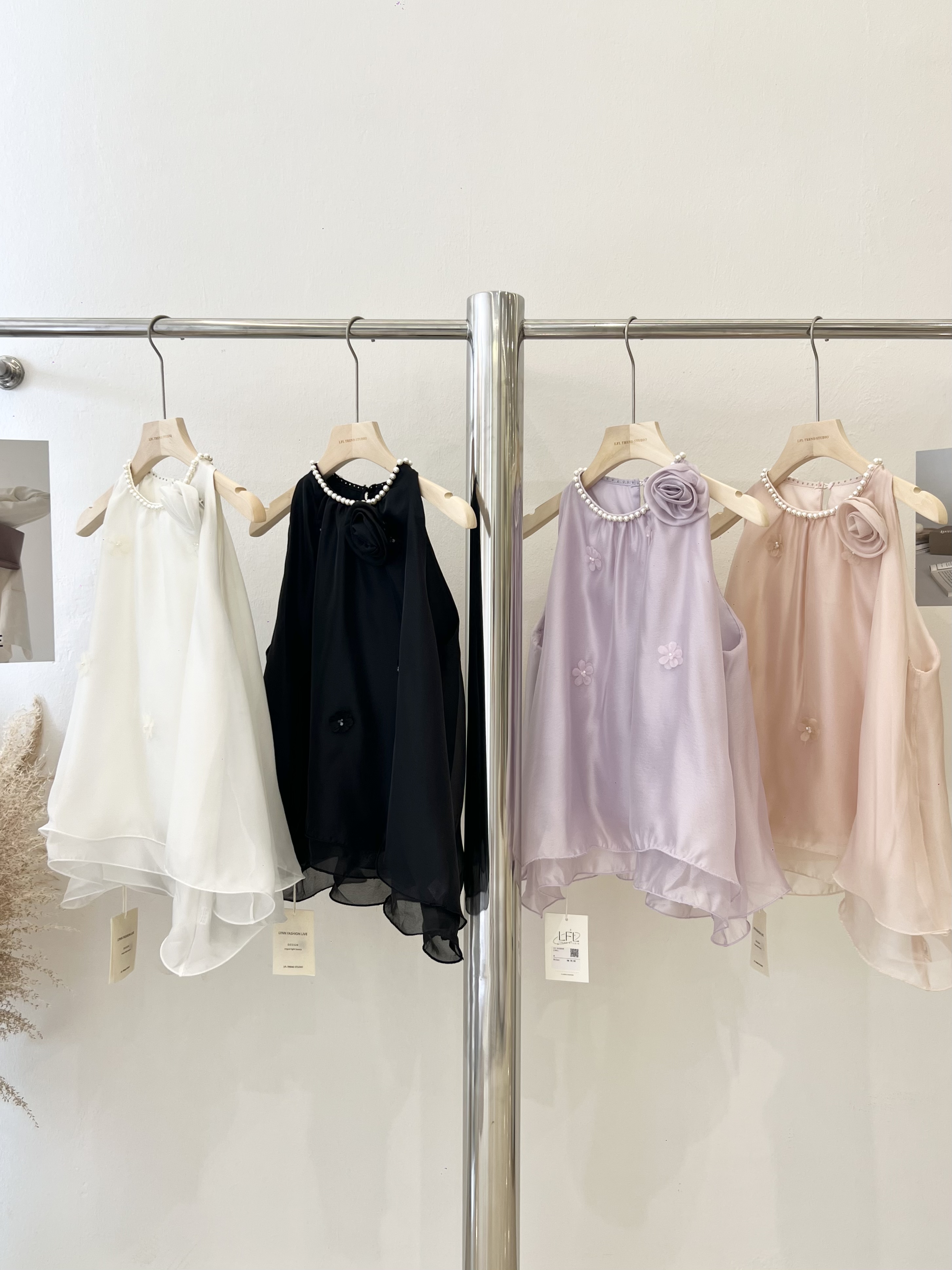 6922 法式高级感钉珠背心