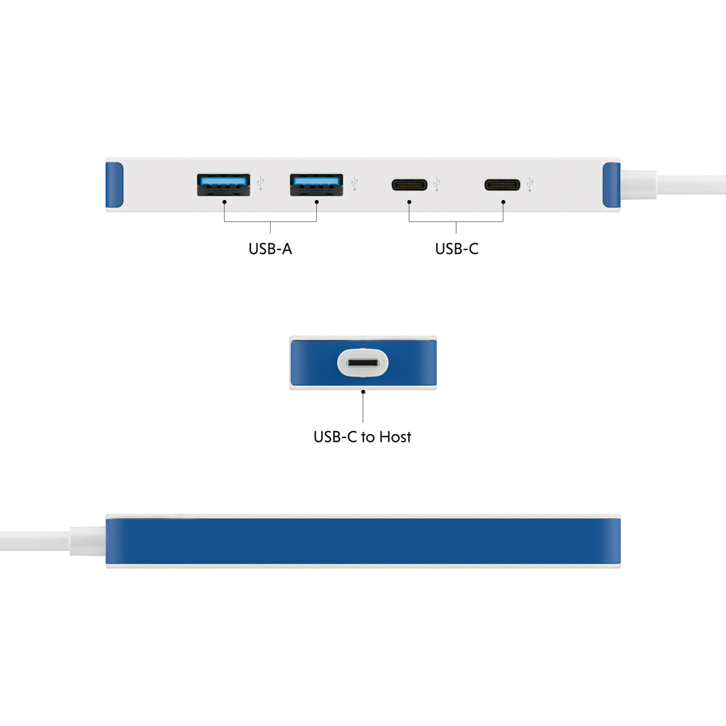 HyperDrive Flex 四合一 USB-C 集線器 HD5200BUGL