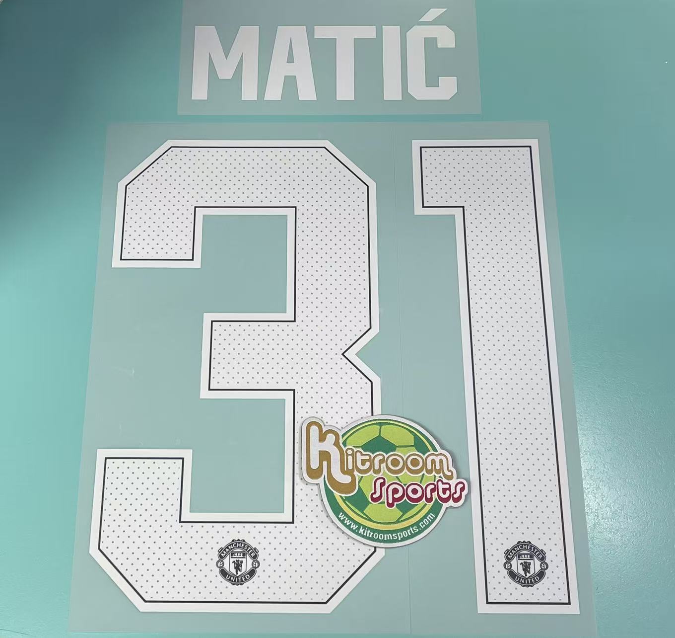 2018-19 Manchester United Home UCL Nameset #31 MATIC