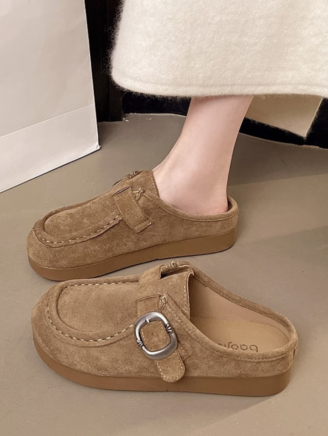 TW04 懒人勃肯半拖鞋