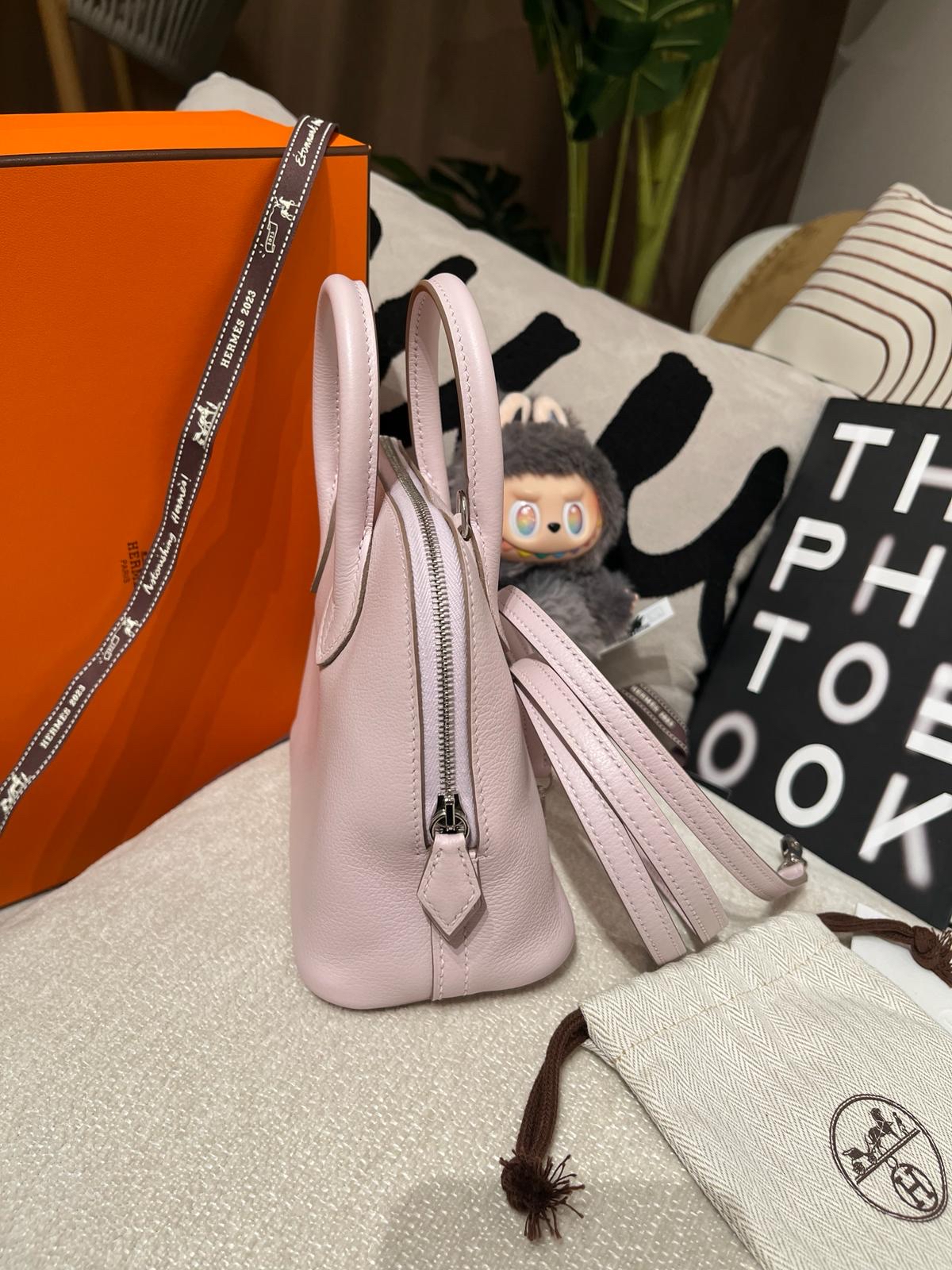 Hermes Mini Bolide Stamp B 夢幻紫 100%Authentic,99%New ✅Dust bag✅Box 