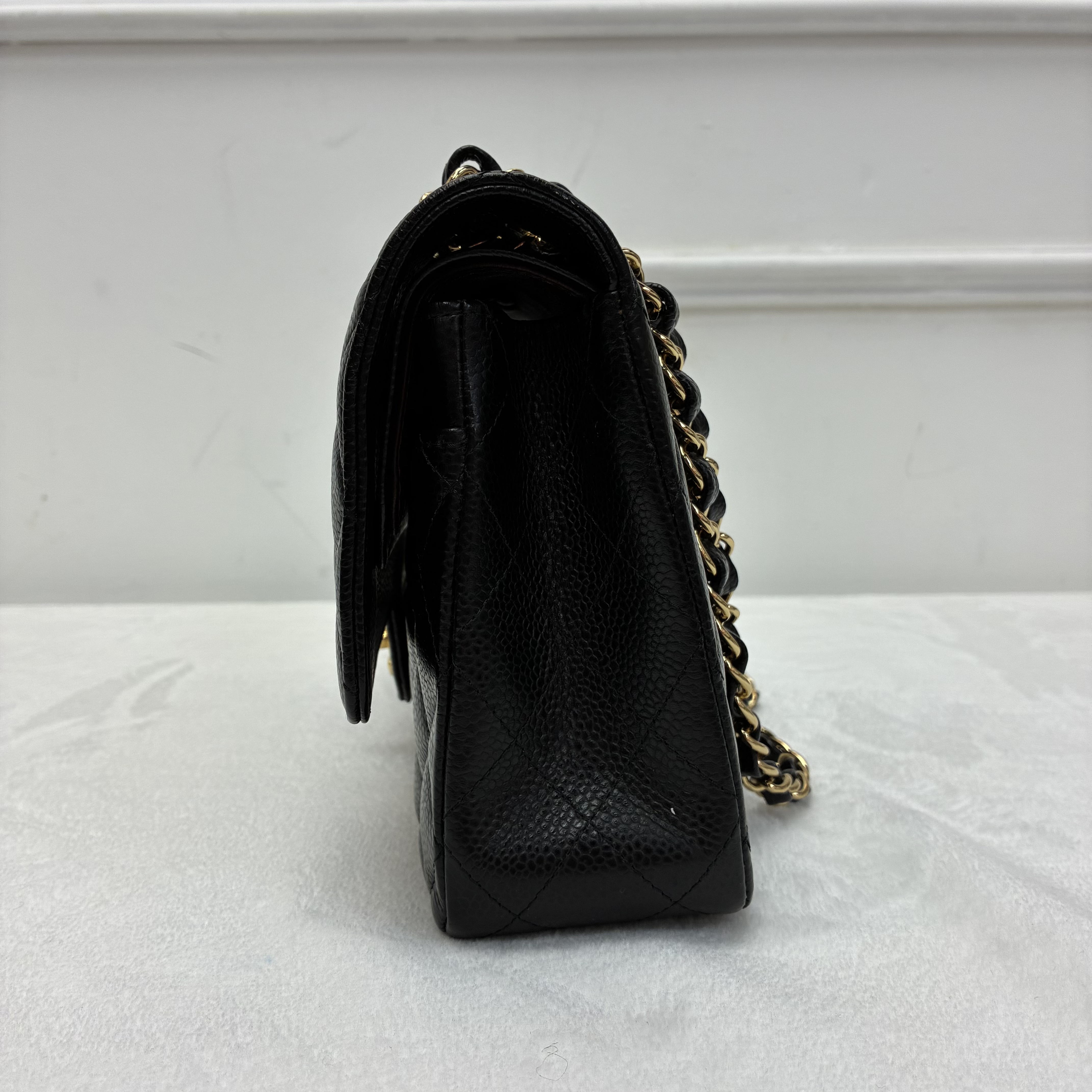 Chanel CF牛皮荔枝紋