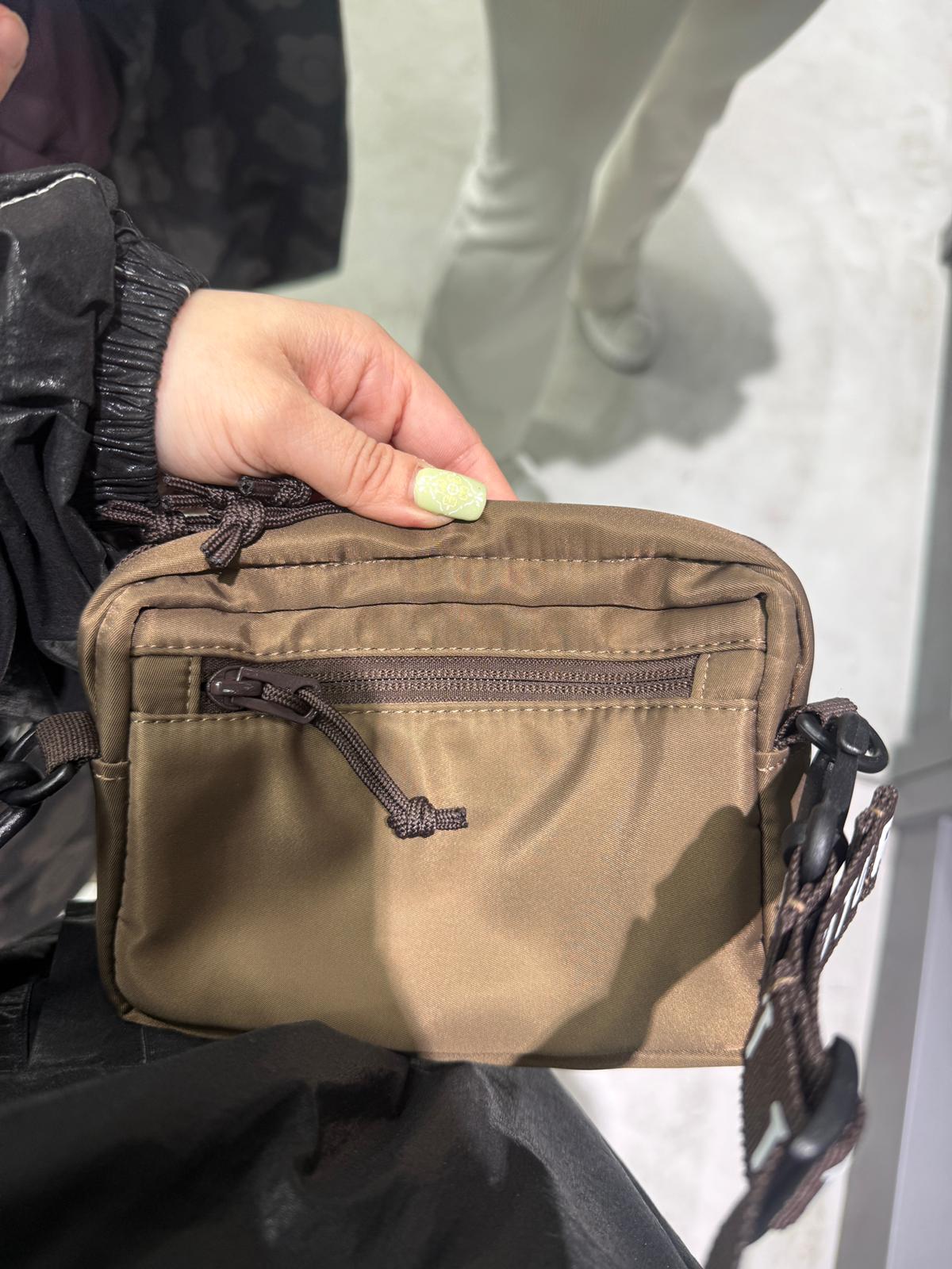 Human made mini斜孭袋 Black / brown / yellow