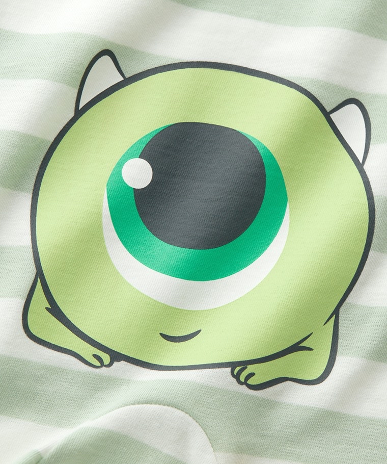 ☀️預訂 台灣直送☀️正版授權Pixar系列純棉前後印花間條短袖連身服