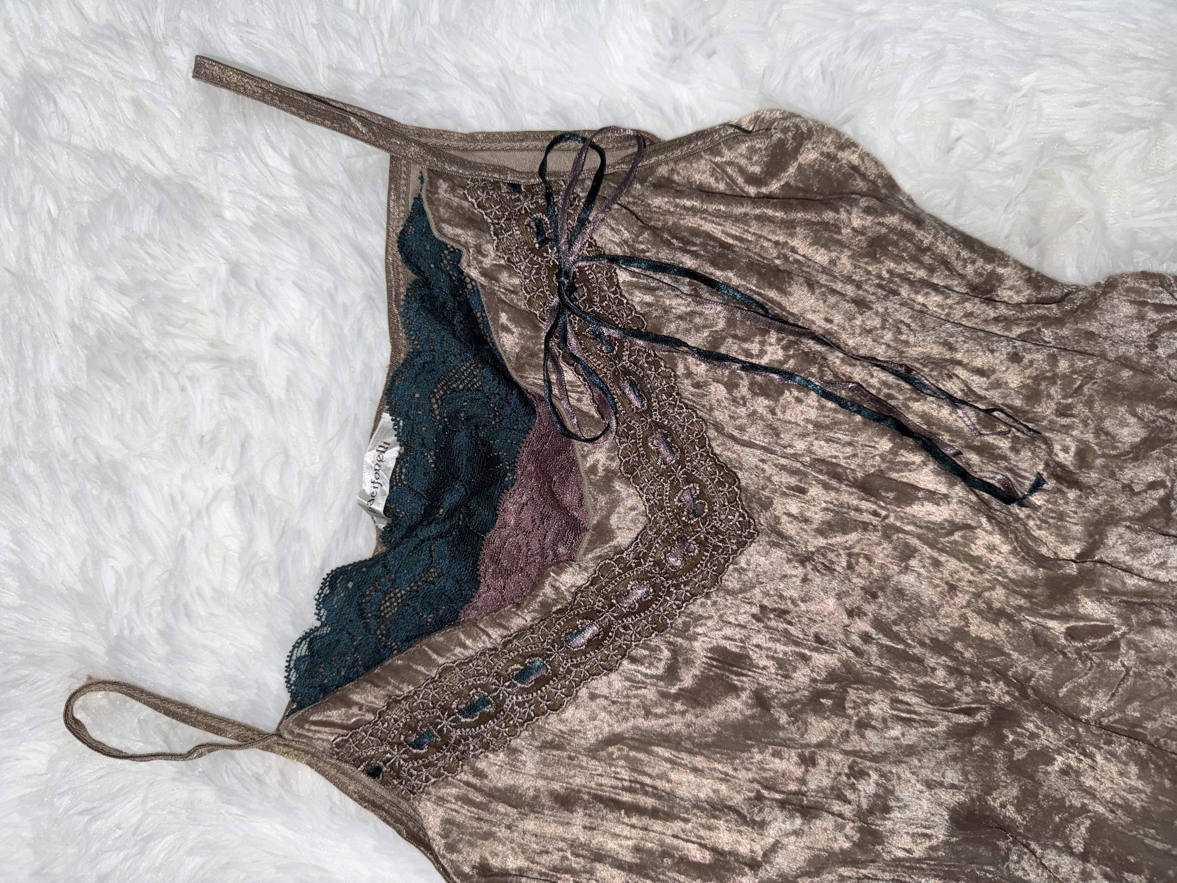 Fairy Vintage Brown Lace Camisole 