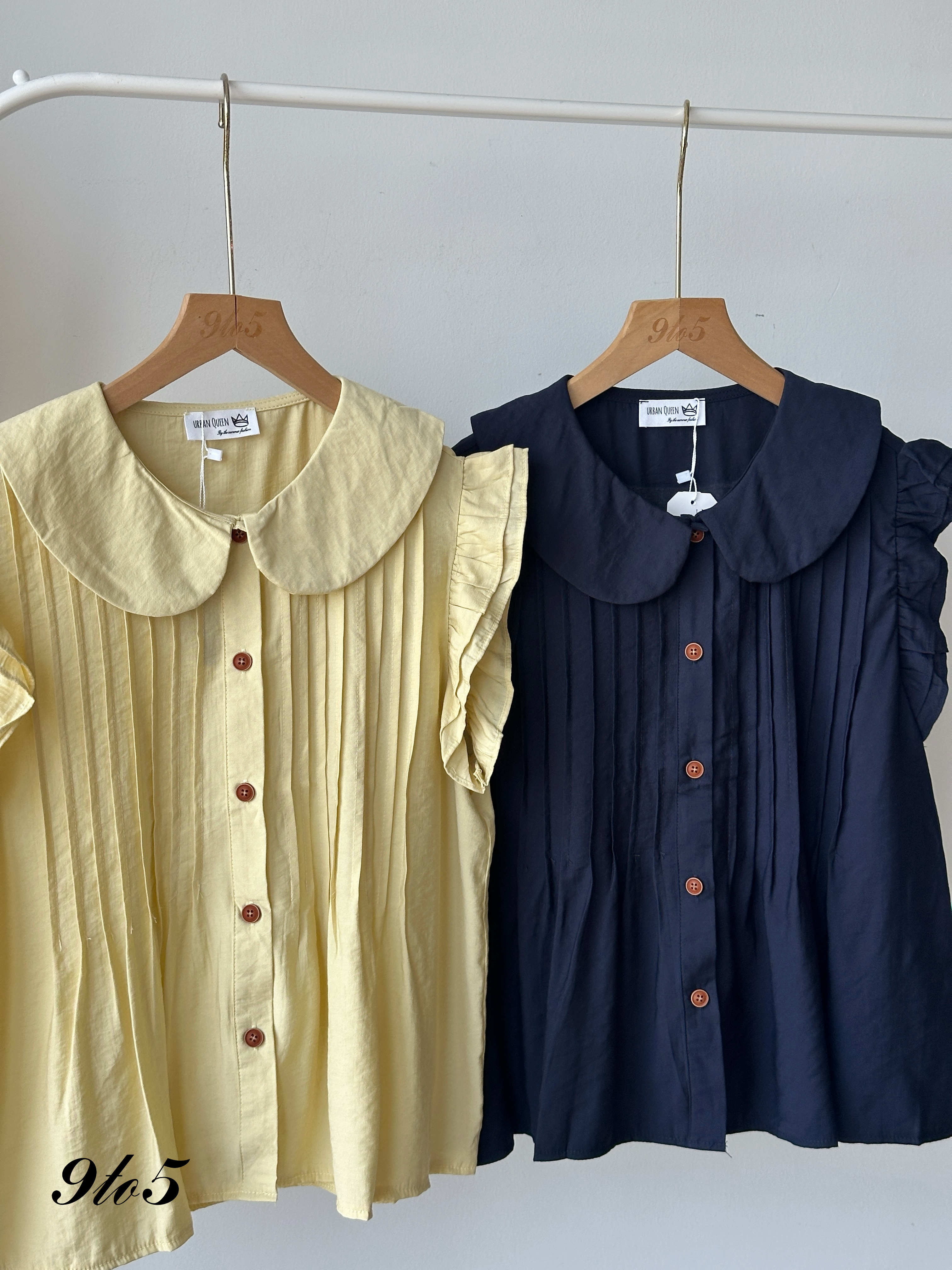 T4118 Ruffle Sleeve Blouse - 4 Colors