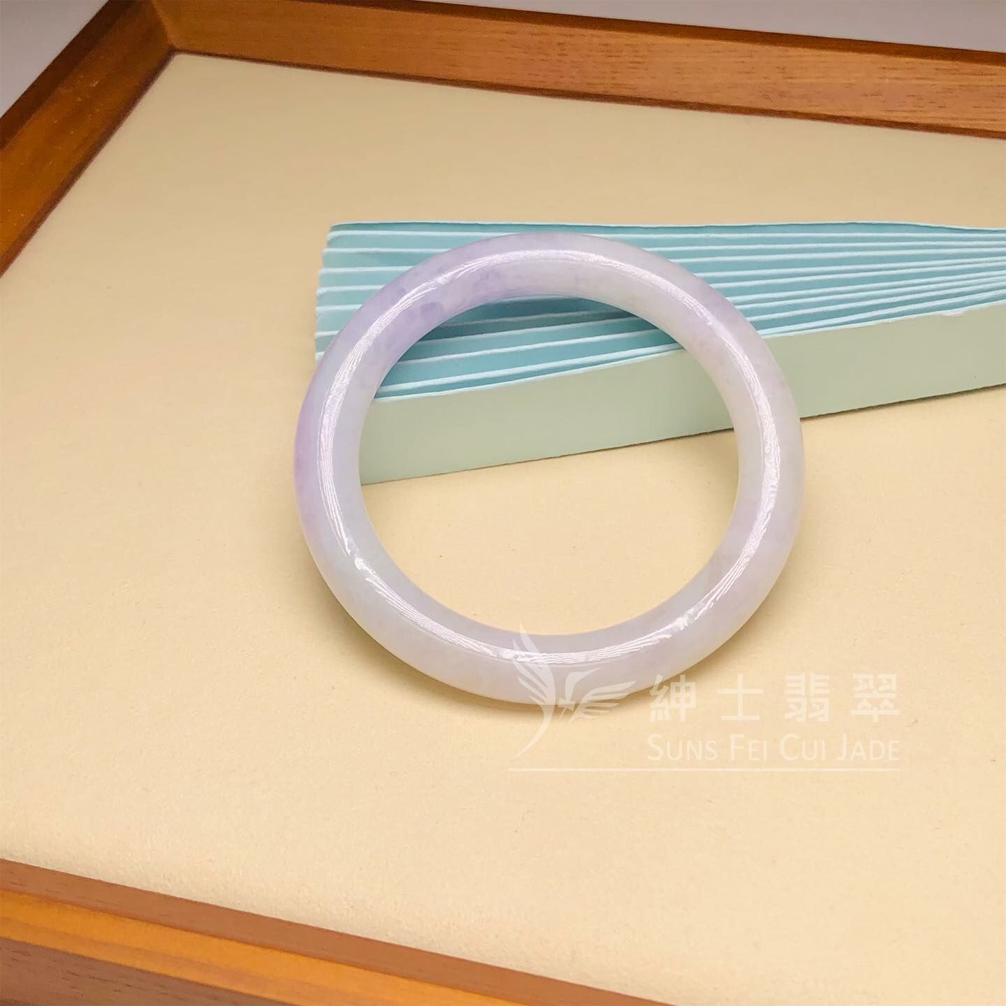 冰藍紫圓鐲54.7mm