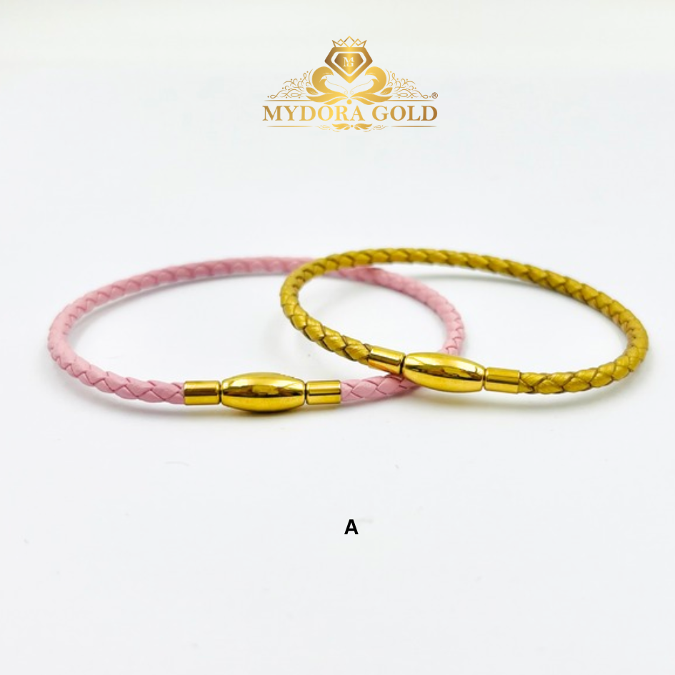 MYDORA Clip Clip Leather Bracelet