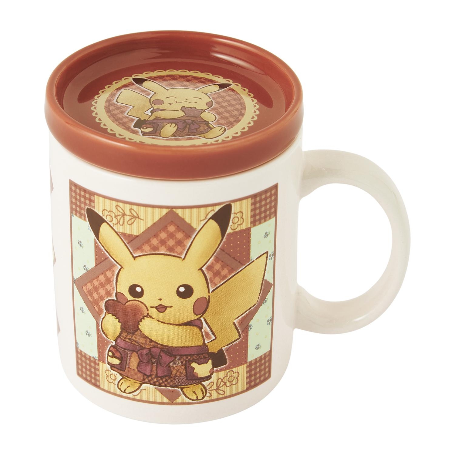 Pokemon Center 2026 ふた付きマグカップ Pikachu’s Sweet Delivery 水杯 310ml - 01260354