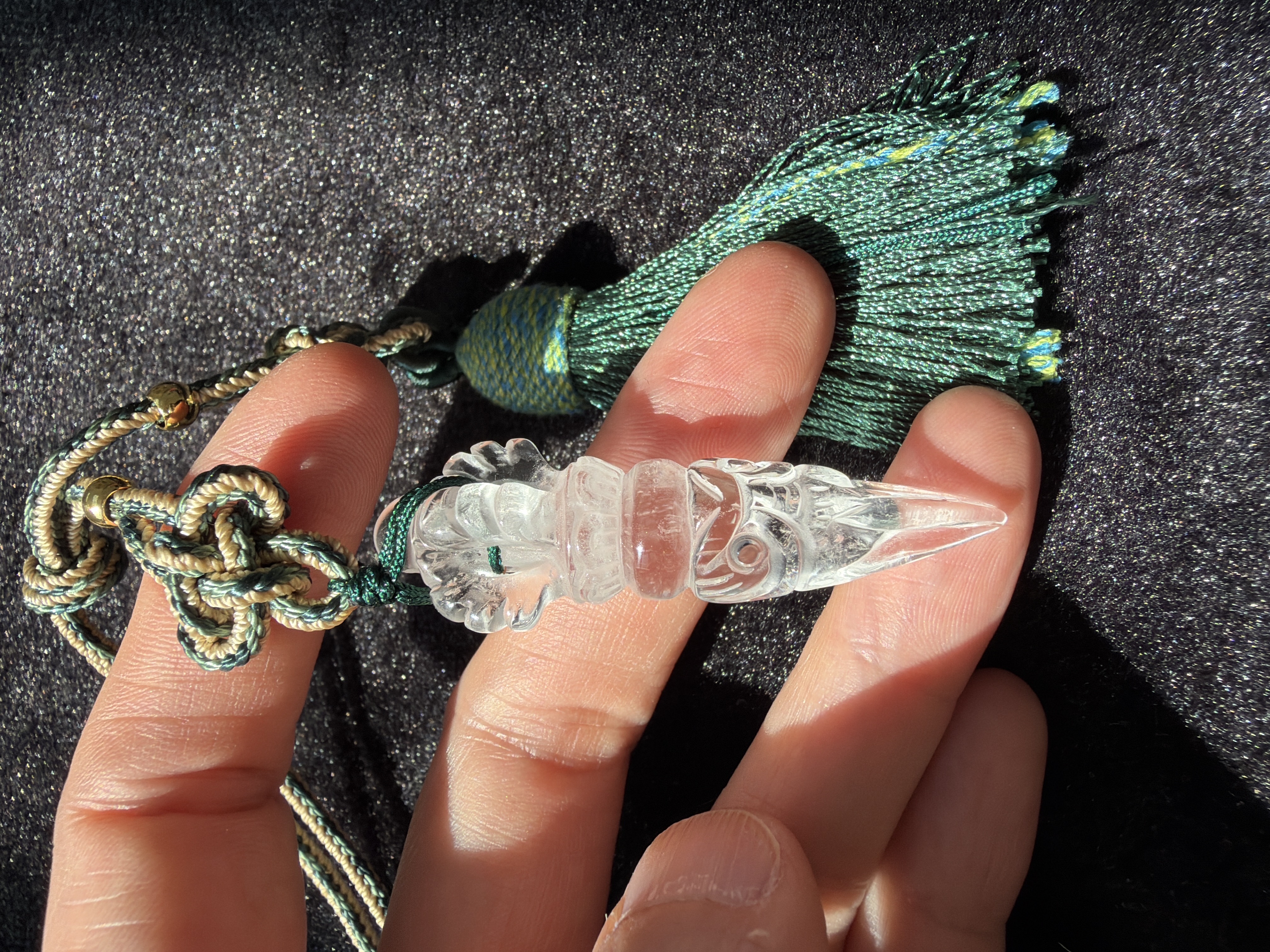 白水晶金剛厥吊飾（都穆法王已加持）