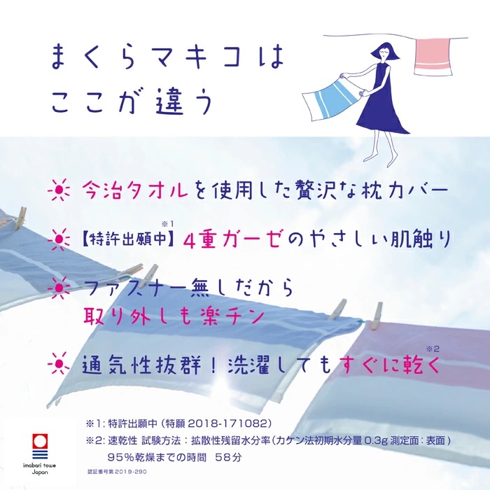 日本代購【 2026新色 日本直送 日本製 可「包住」唔易走位4重紗枕套 4‑Layer Gauze Pillow Cover 】﻿﻿