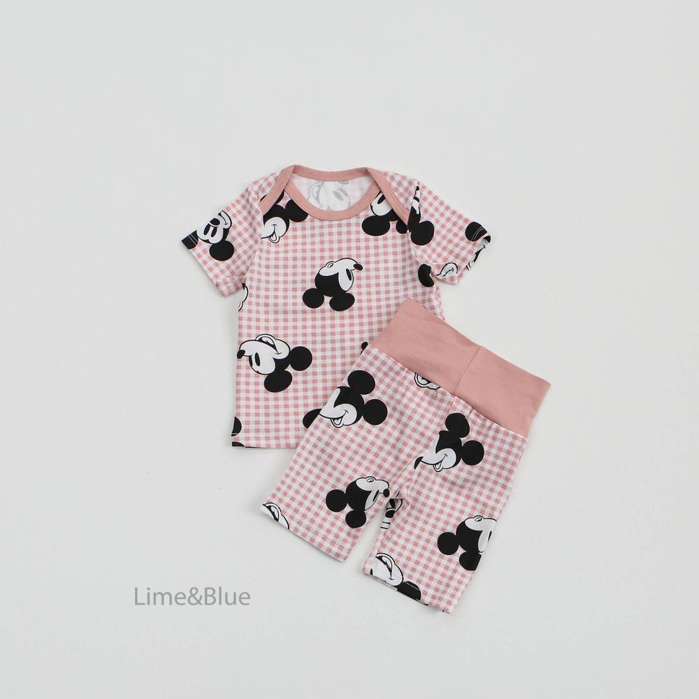 Summer Check Friends Loungewear Set