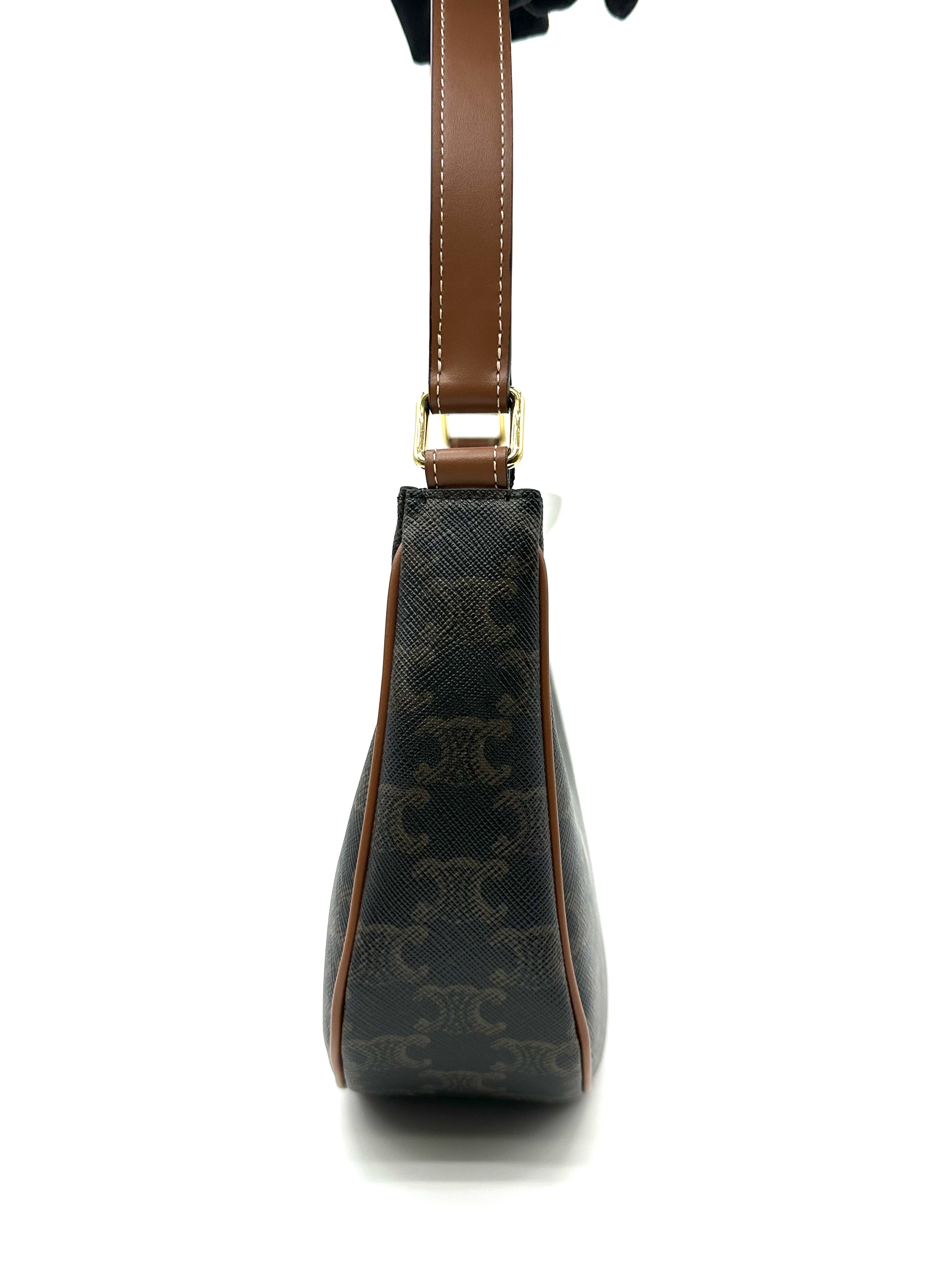 Pre-Owned CELINE Ava Bag in Triomphe Canvas and Calfskin / Product Code: 26050614