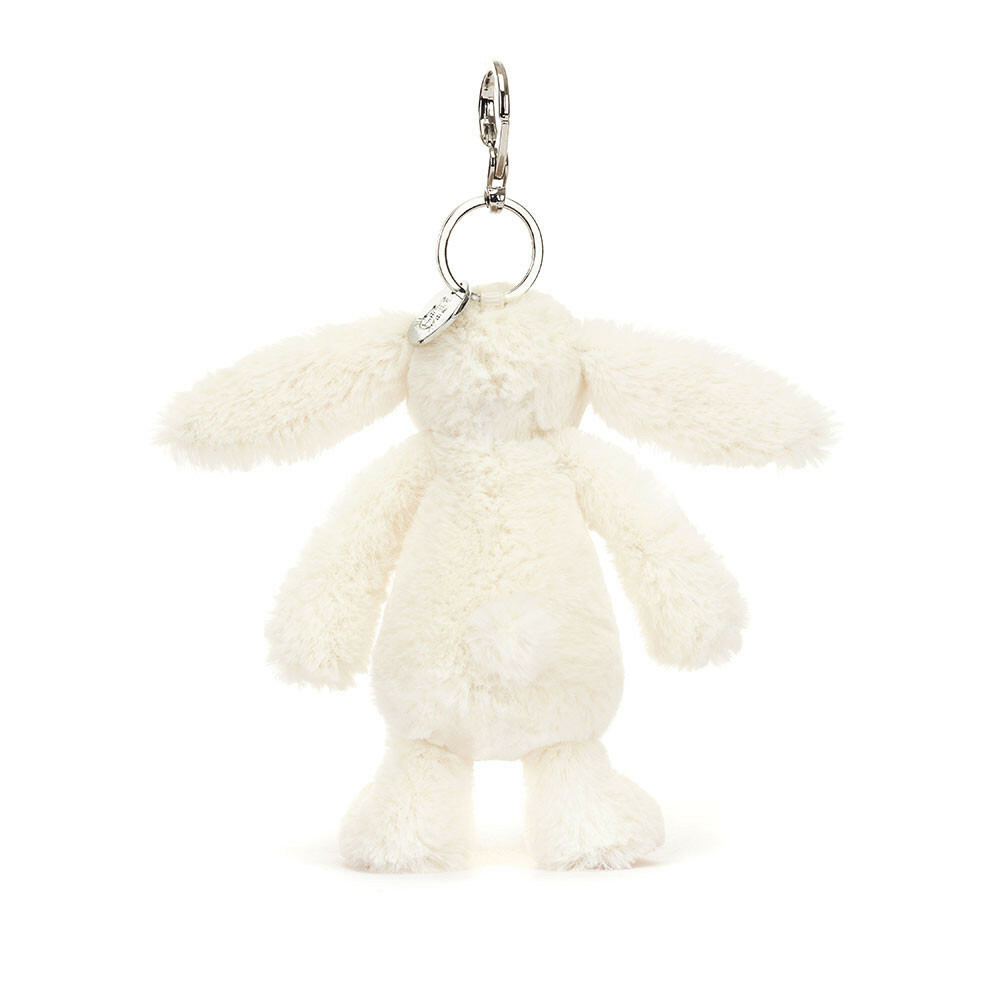 JELLYCAT Blossom Cream Bunny 'Berry' Bag Charm 碎花奶白兔兔鎖匙扣 (新版)
