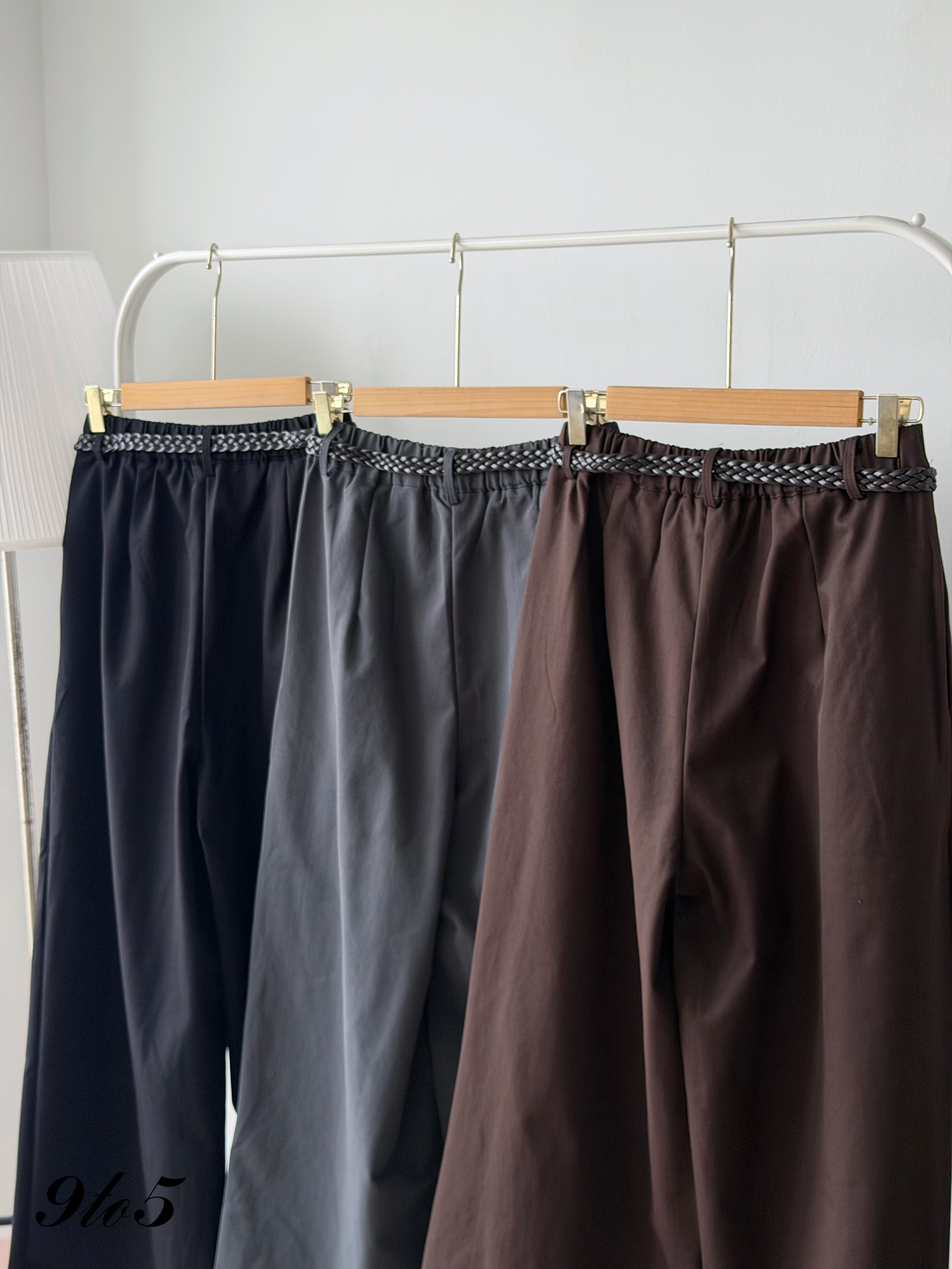 S2030 Wide Leg Long Pants - 3 Colors 