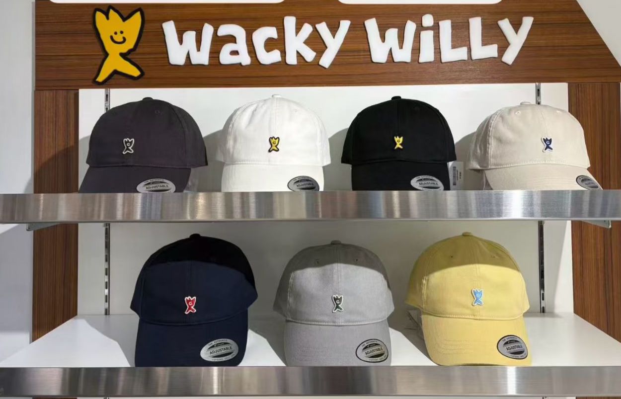 🌱​WACKY WILLY🌱 小黃人cap 韓國連綫折扣💛 深灰/白/黑/米白/深藍/灰/黃