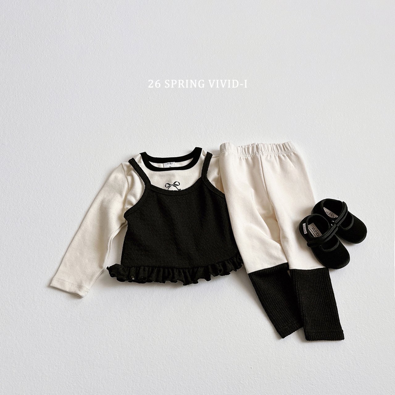 🌸預訂 韓國直送🌸🇰🇷VIVIDI五色針織拼接打底褲