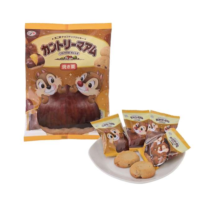 [訂購] [JDS] 🌰 人氣朱古力碎曲奇Country Ma’am推出Chip與Dale「烤栗子味」曲奇 {TF260950}