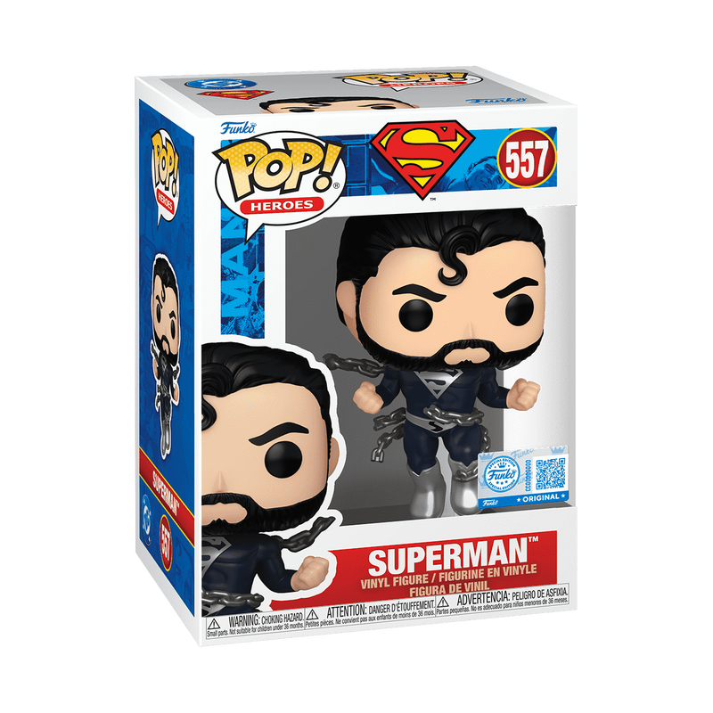 📦訂購 英國代購 Funko POP! DC COMICS Superman (Black Suit) Figure 超人 模型