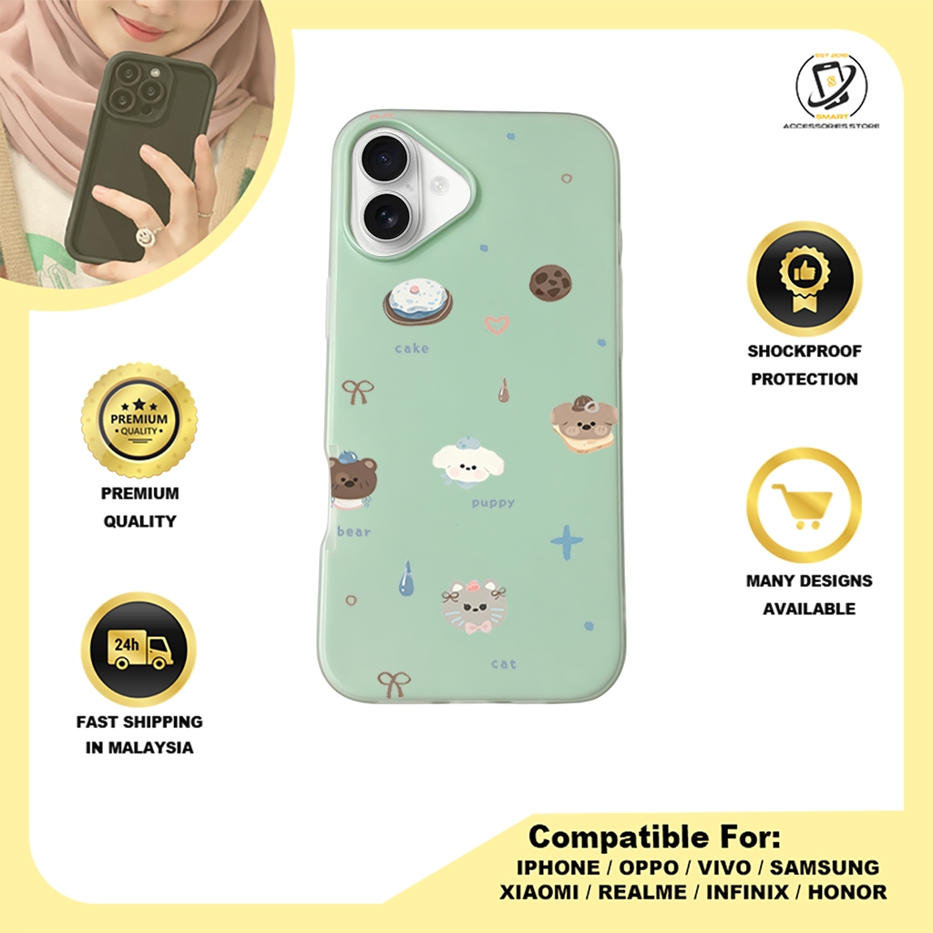 JELLY CASE PHONE FOR IPHONE - DESIGN BEAR G