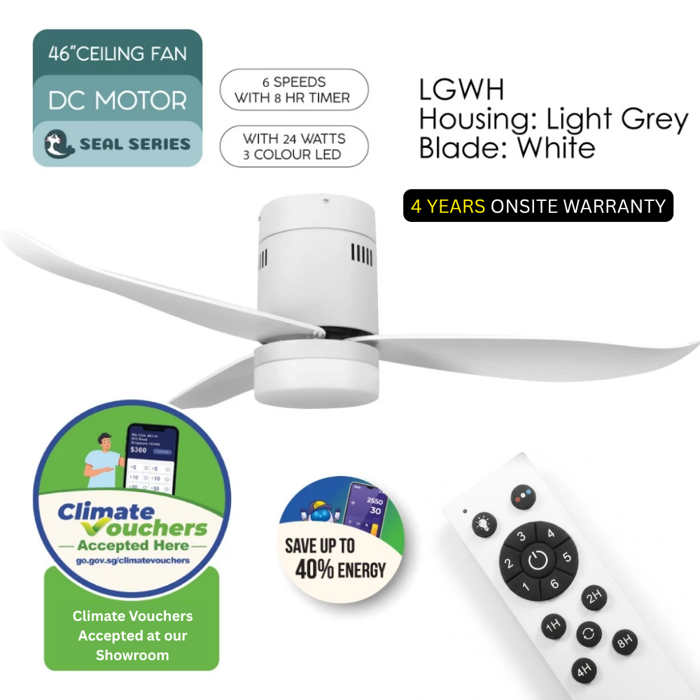 iFan 46in DC Motor Ceiling Fan 6 Speed Selection (IF8346) RU