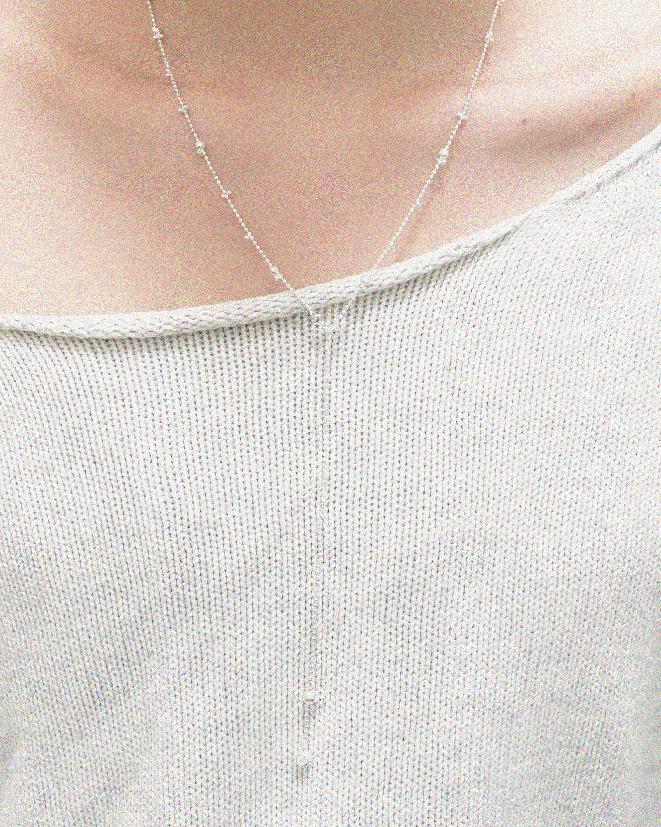 Flexible Silver Ball Necklace