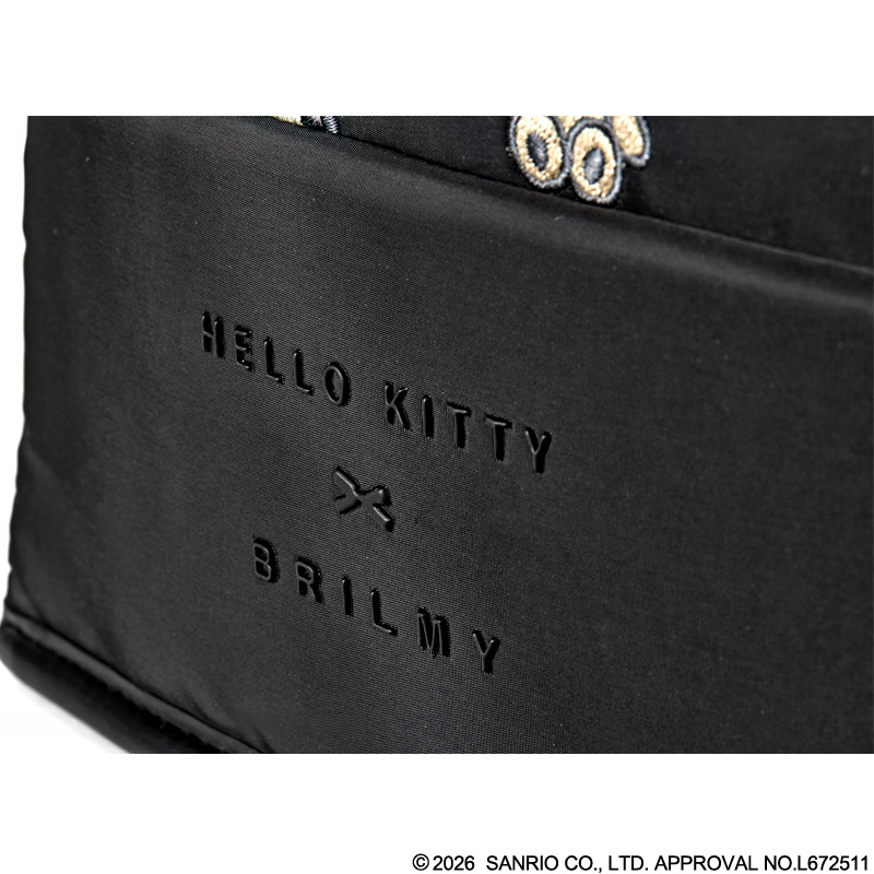🎀【預訂】 HELLO KITTY × BRILMY 直立式收納包 黑色版 Kitty
