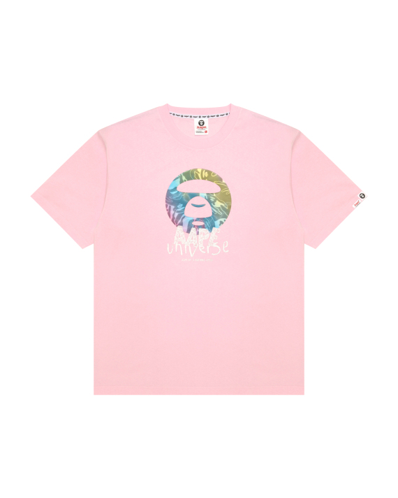AAPE Relaxed fit AAPEUNVS moonface tee (1838) 寬鬆版