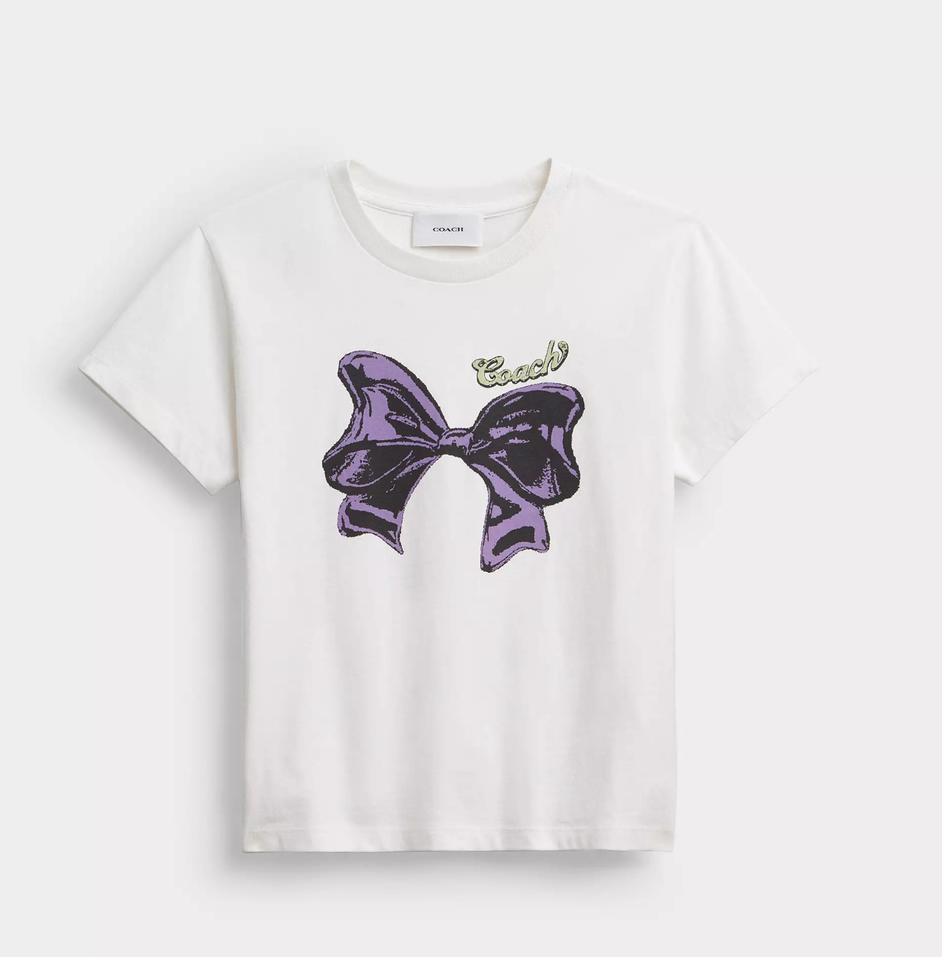 Coach Bow T-Shirt In Organic Cotton