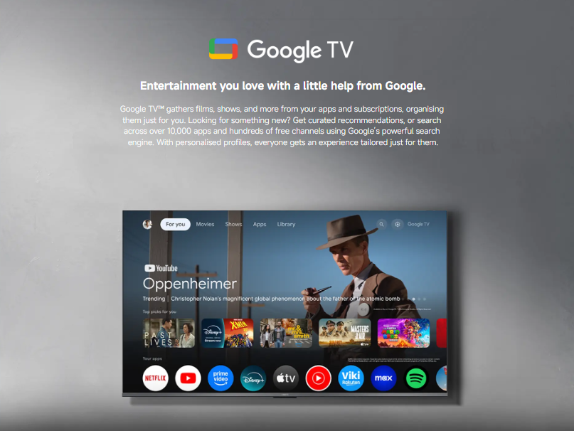 Xiaomi 55-inch A Pro 4K QLED Google TV (L55MA-SSEA)