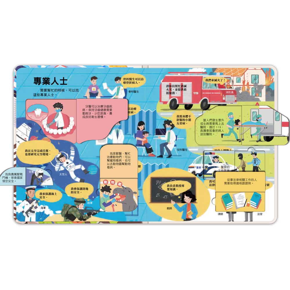 📚預訂 台灣直送📚百問百答圖解翻翻書-揭祕職業