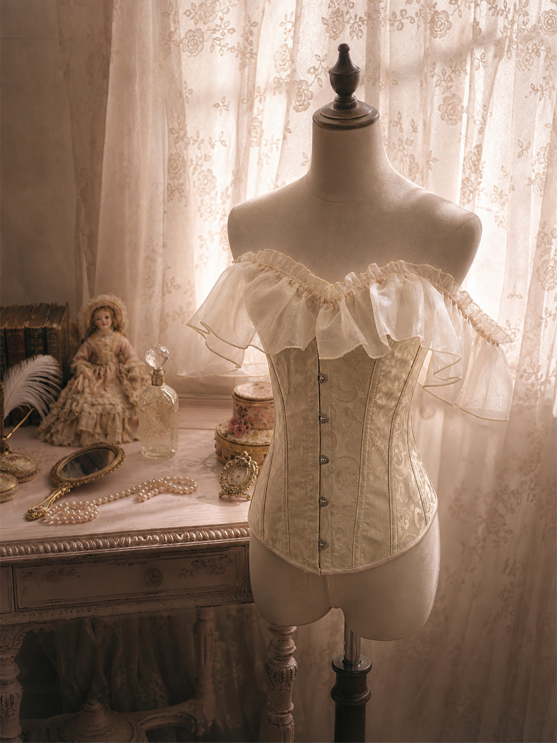 Victorian Corset維多利亞夢境柯根紗束胸