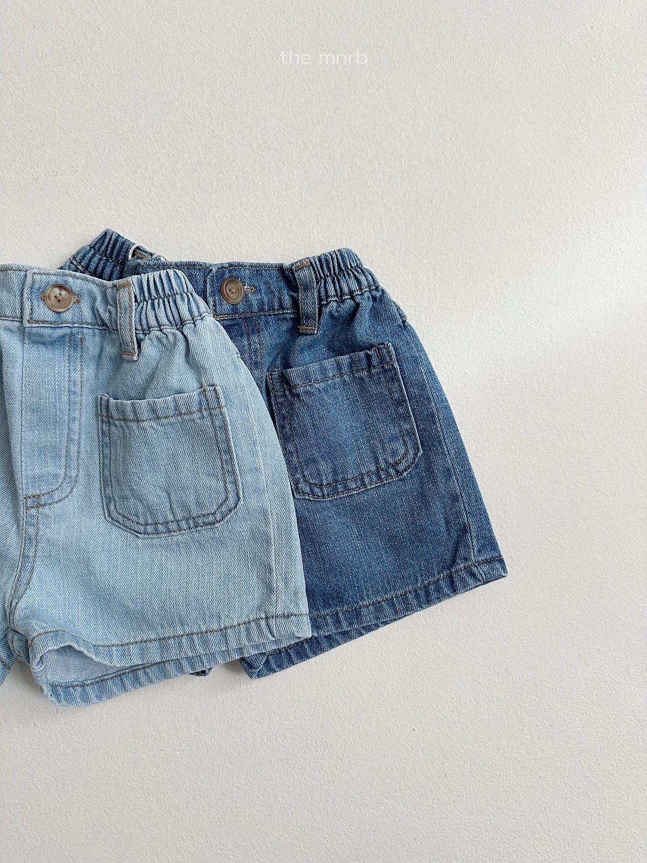 Minirobe | denim shorts (Deep blue XL100-110)