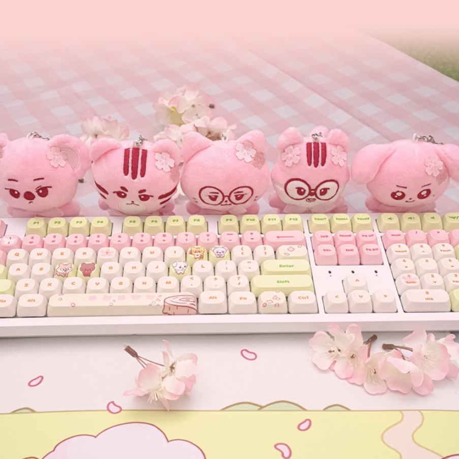 [T1] CHERRY BLOSSOM - KEYCAP SET