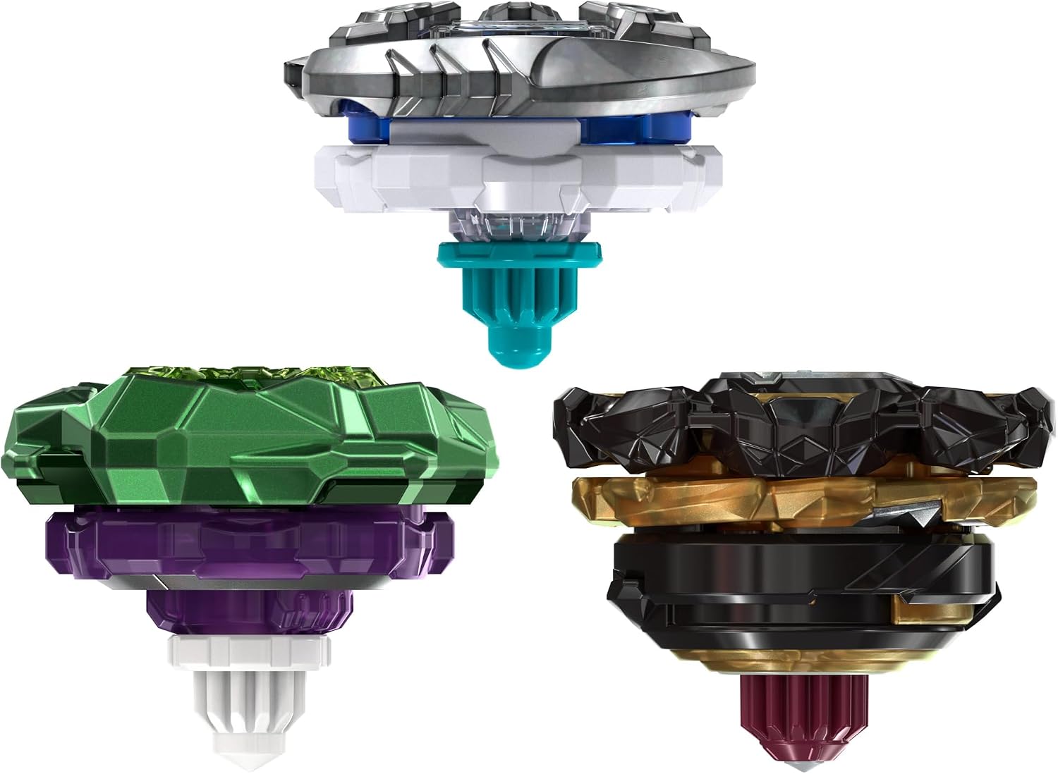 Beyblade x 爆旋陀螺x  美版 CX-11  帝王威能改造組 (帝皇霸權 HOp, 魔像巨石 M-85HN, 烈鯊鰓刃 5-60FB)