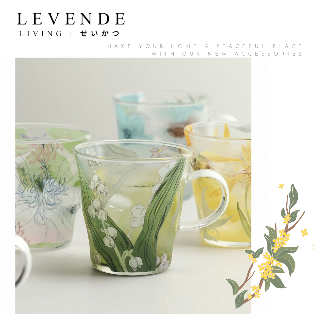 Levende 春日來信系列高硼硅耐熱玻璃杯