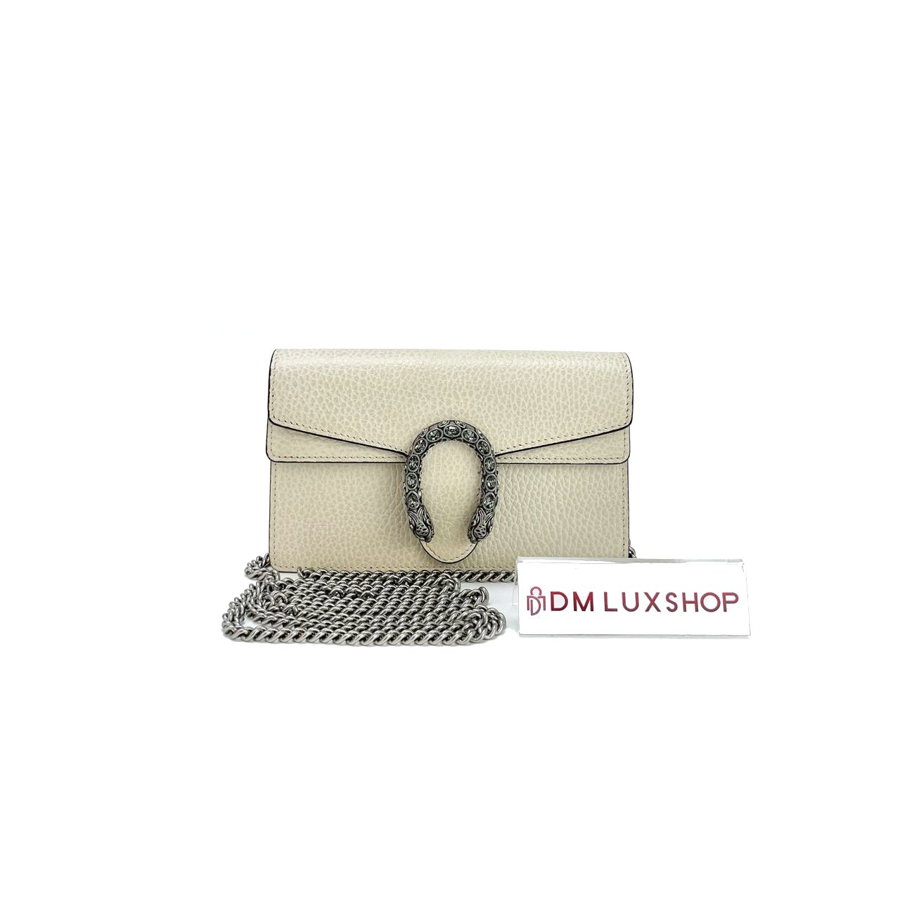 Gucci Dionysus Super Mini Shoulder Bag White