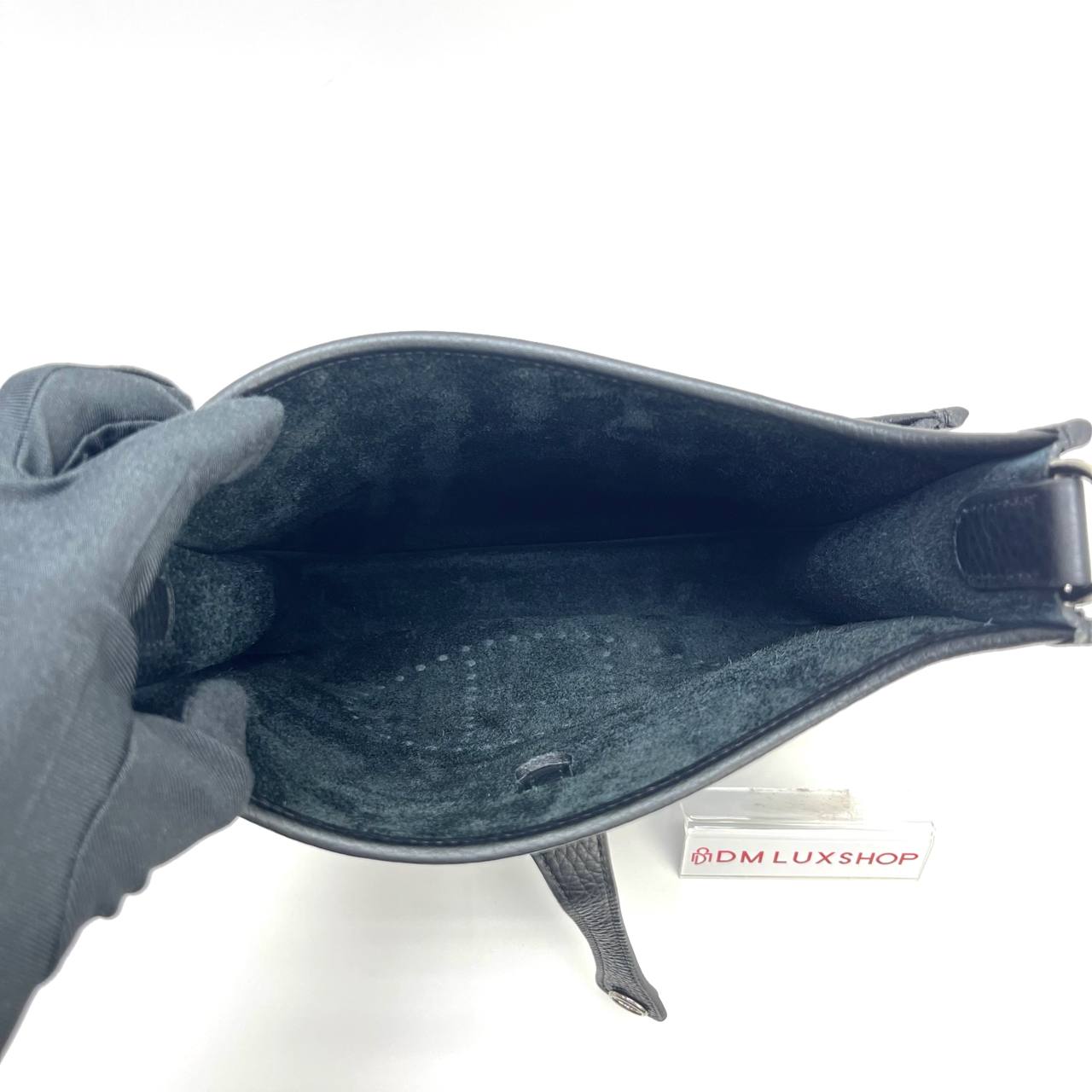 Hermes Evelyne 23 Black PHW (Stamp K)