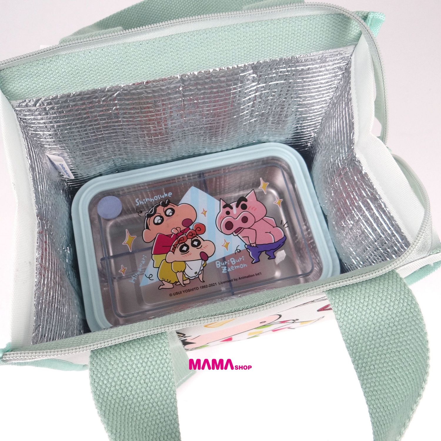 台灣直送蠟筆小新手提保溫袋