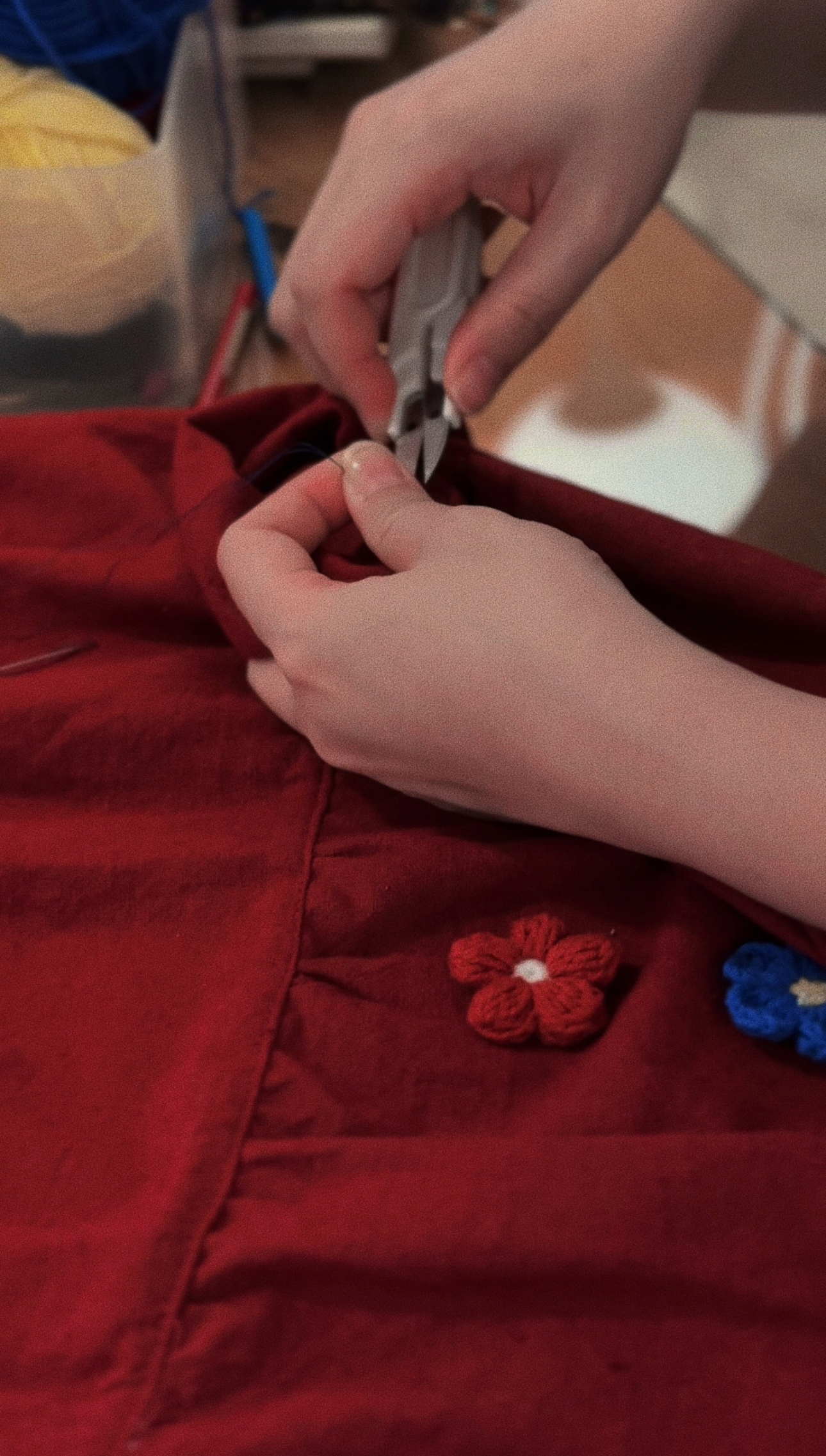 【限量定制款】 花落衣角棉麻连身裙