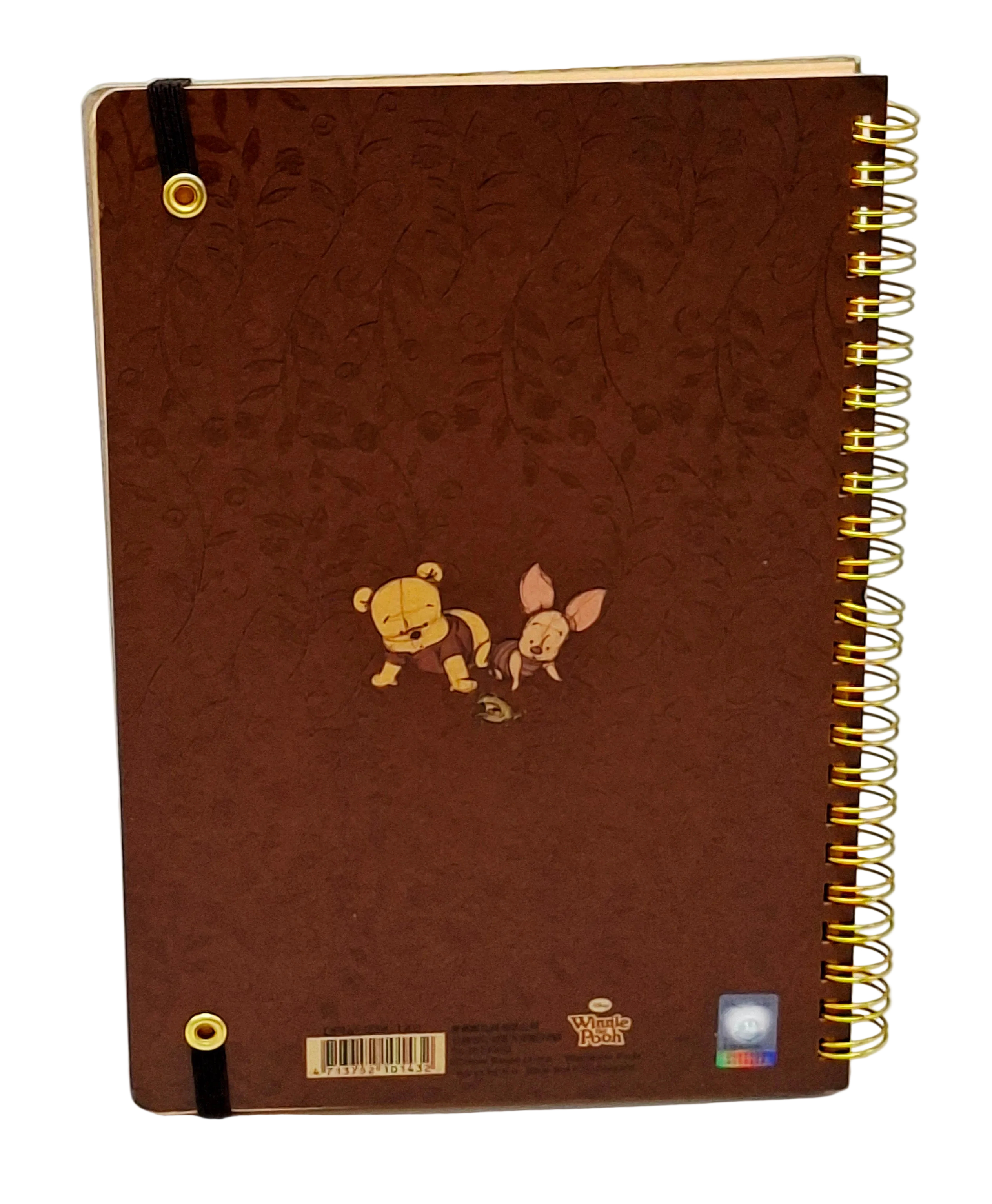 線圈筆記本-方格 Winnie the Pooh 維尼熊    (DPNA-25K-14B)