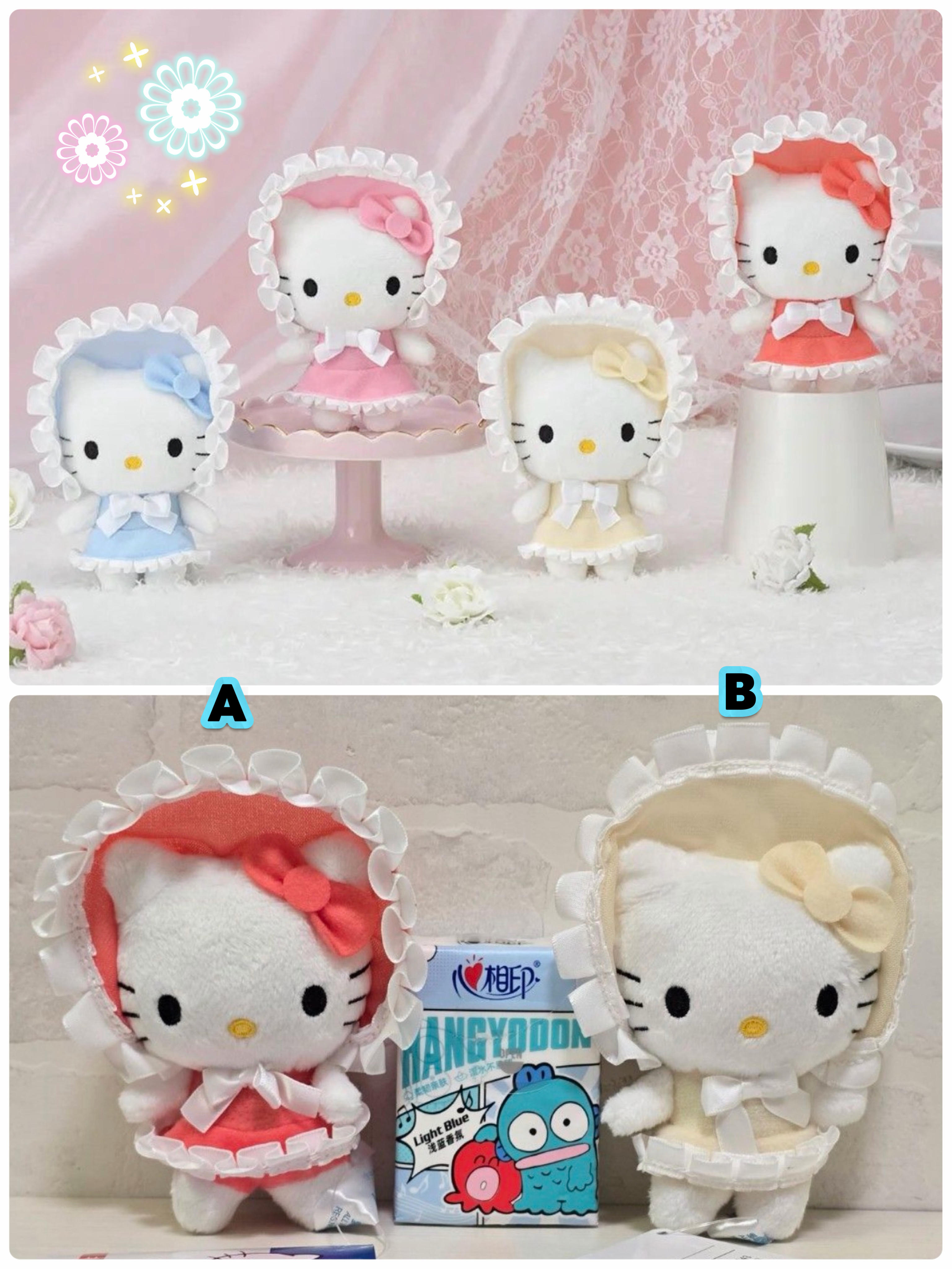 ☆現貨☆日本直送 Sanrio 連身裙戴帽 Hello Kitty 公仔吊飾