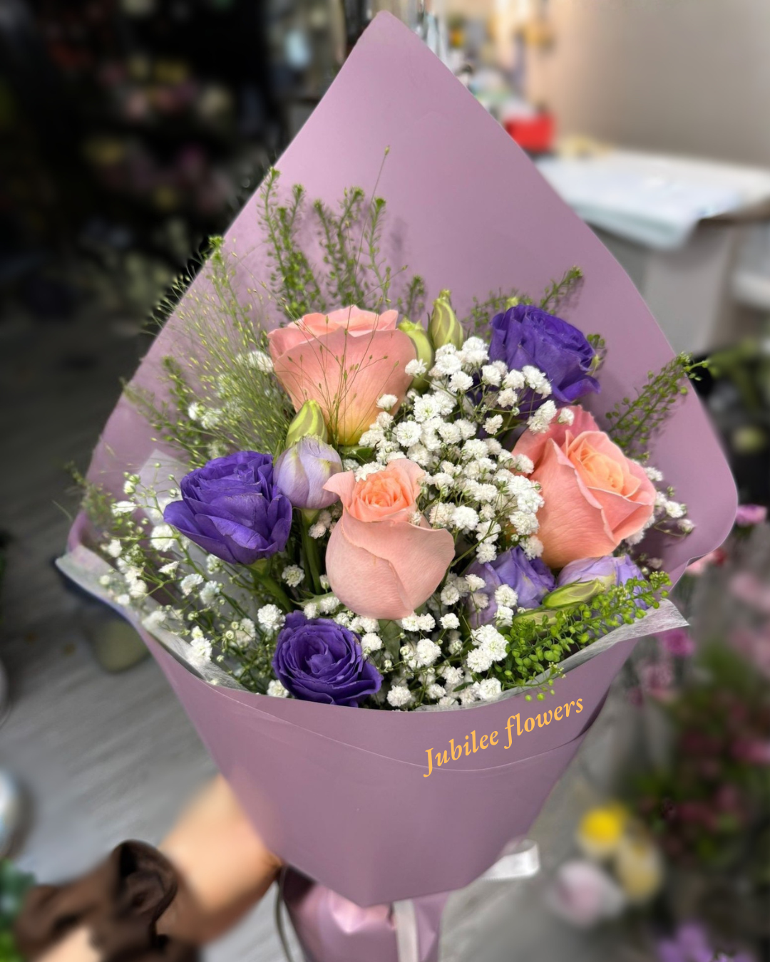 玫瑰 · 桔梗混搭花束