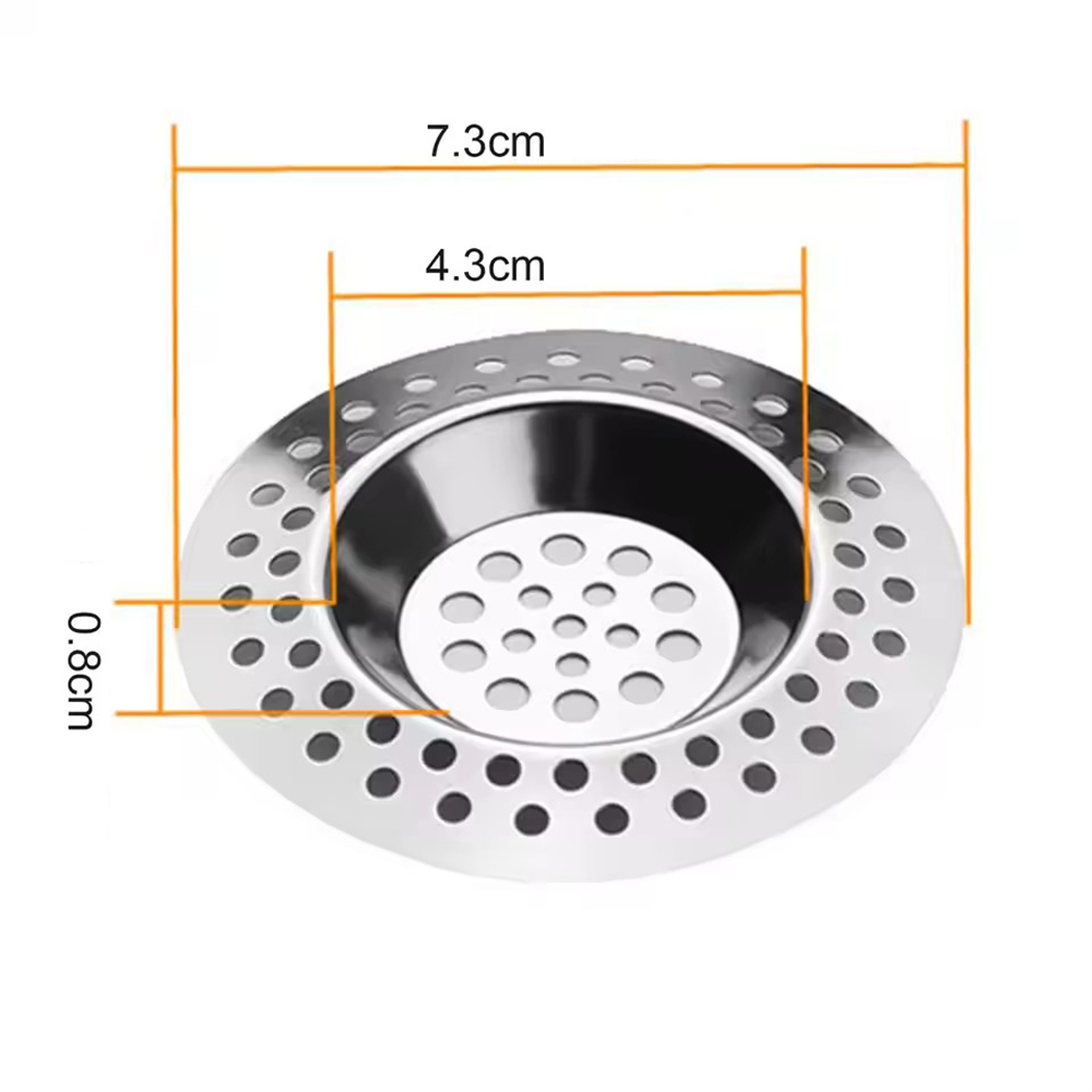 2x 水槽過濾網 7.3cm地漏蓋 11克 UA0529