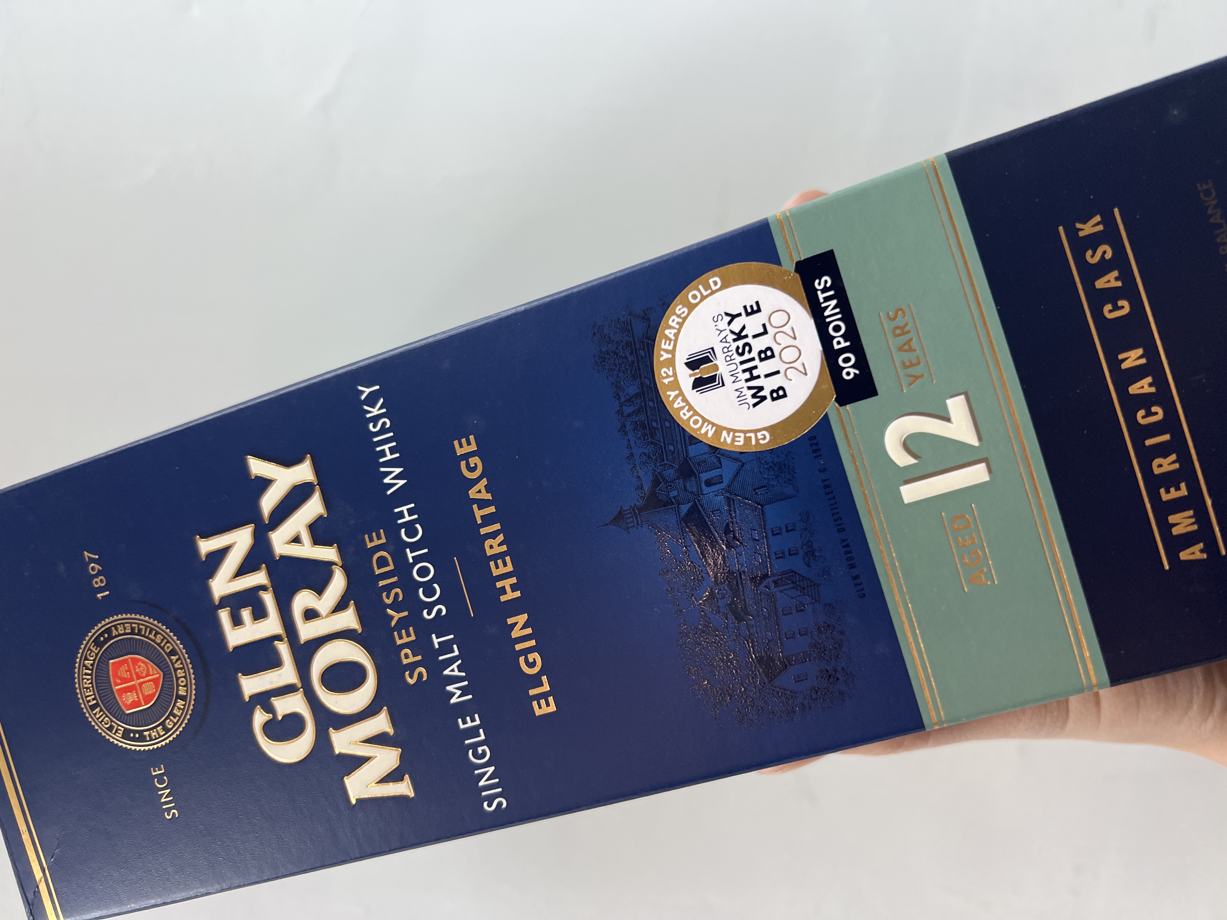 Glen Moray 12yo  whisky bible 2020 90分