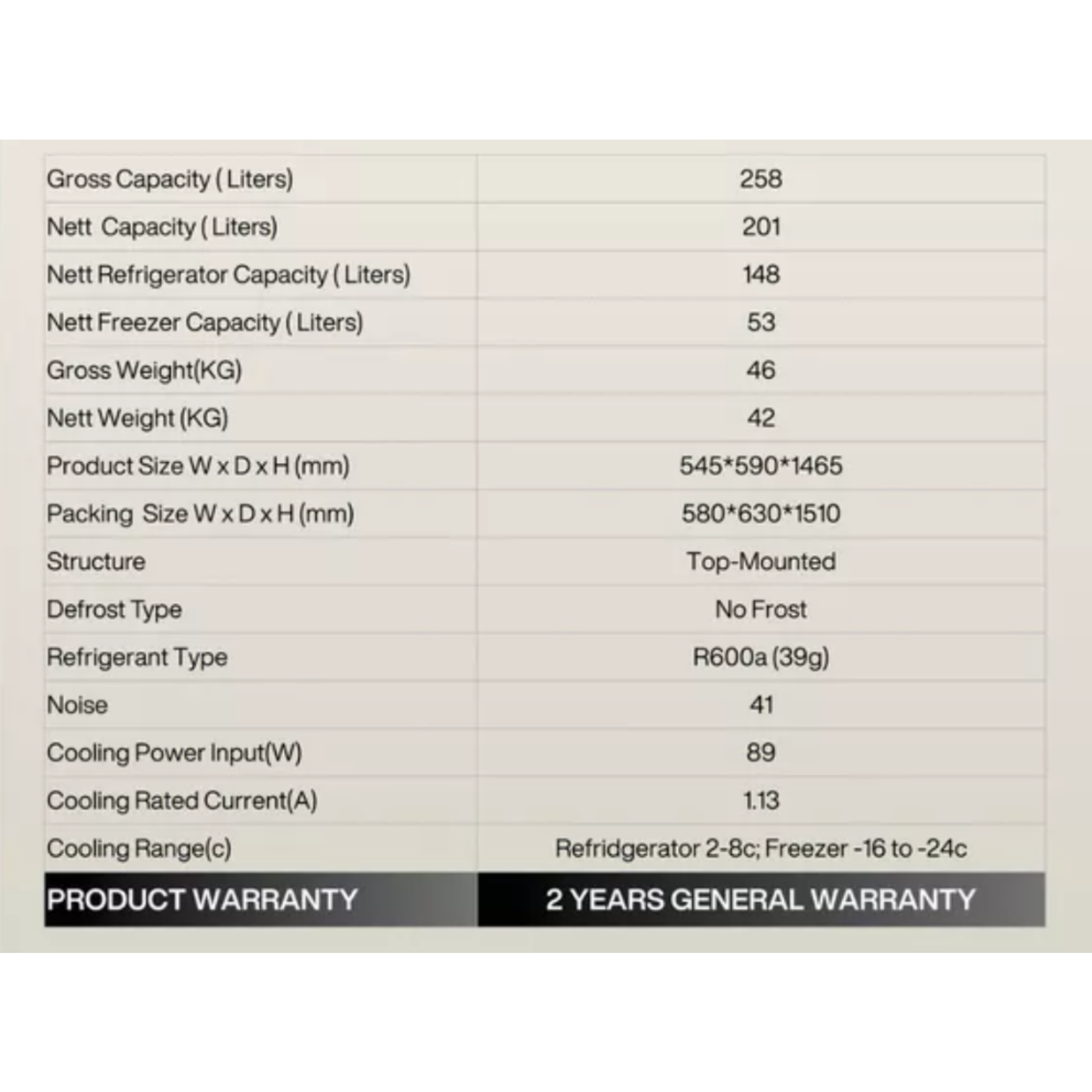 CHiQ 2-Door Refrigerator CTM202N-MC