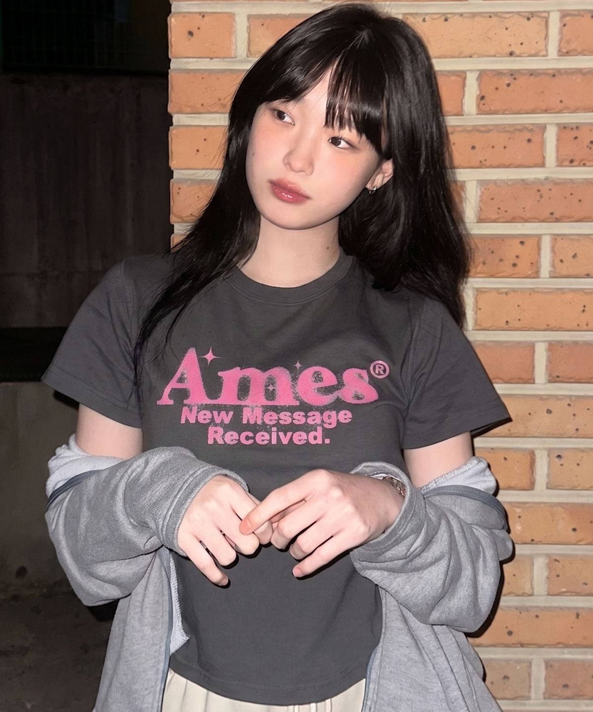 🇰🇷訂購｜AMES 26新色 ｜ROUND HEM CROP TEE 7色 