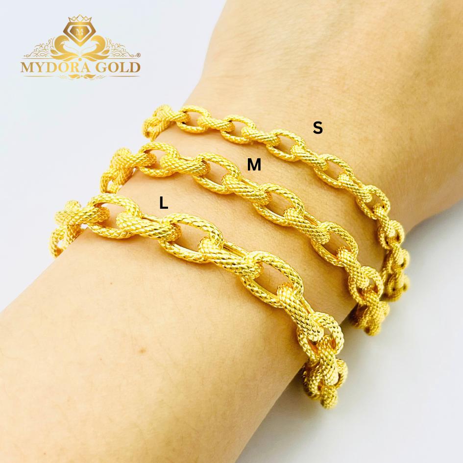 MYDORA Rantai Tangan Sauh Glam (5G) l EMAS 916/22K