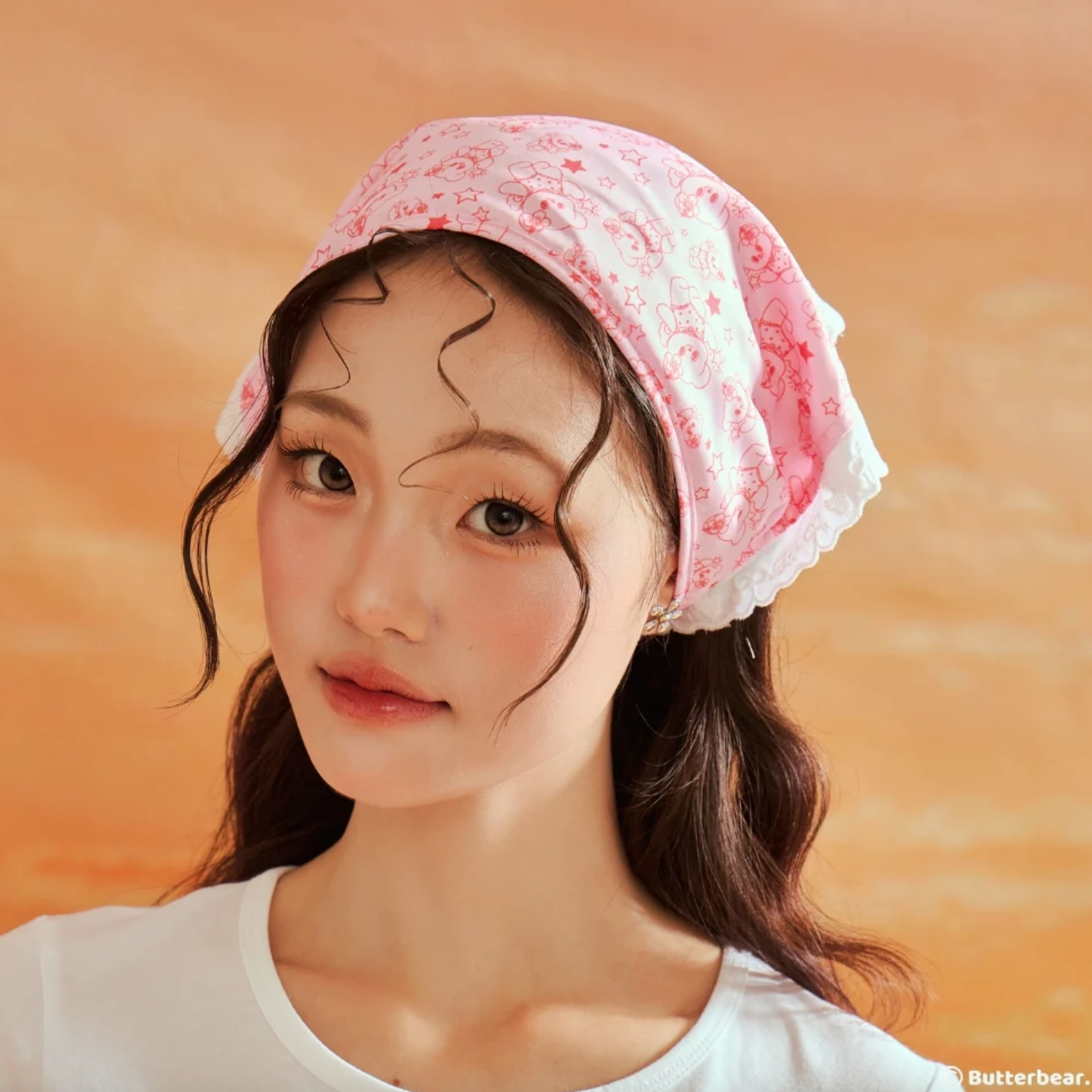 【預訂】泰國 Butter Bear 黃油小熊周邊 Summer Bliss Hair Scarf