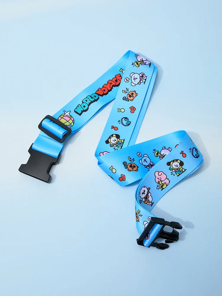 📦訂購 韓國代購 Line Friends BT21 (WORLD VOYAGE) LUGGAGE BELT 行李帶